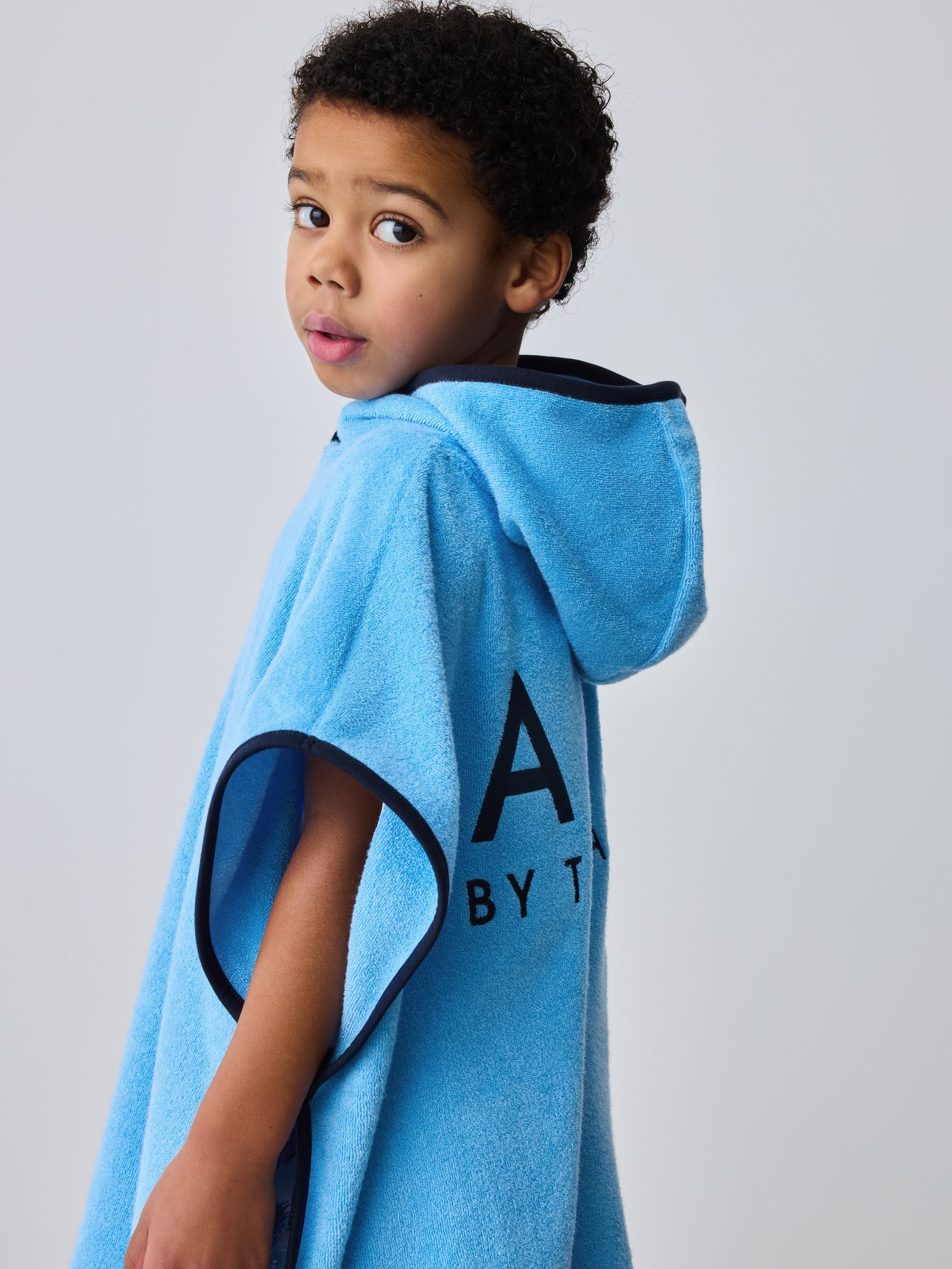 Baker by Ted Baker Blue Towelling Poncho