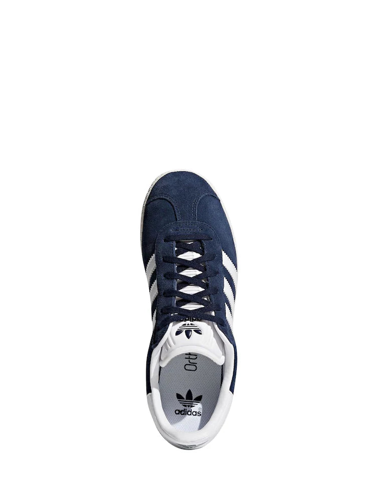 adidas Originals Navy/White Gazelle Junior Trainers
