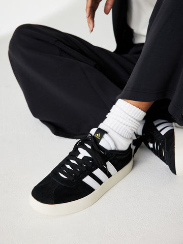 adidas Black Dark VL Court 3.0 Trainers
