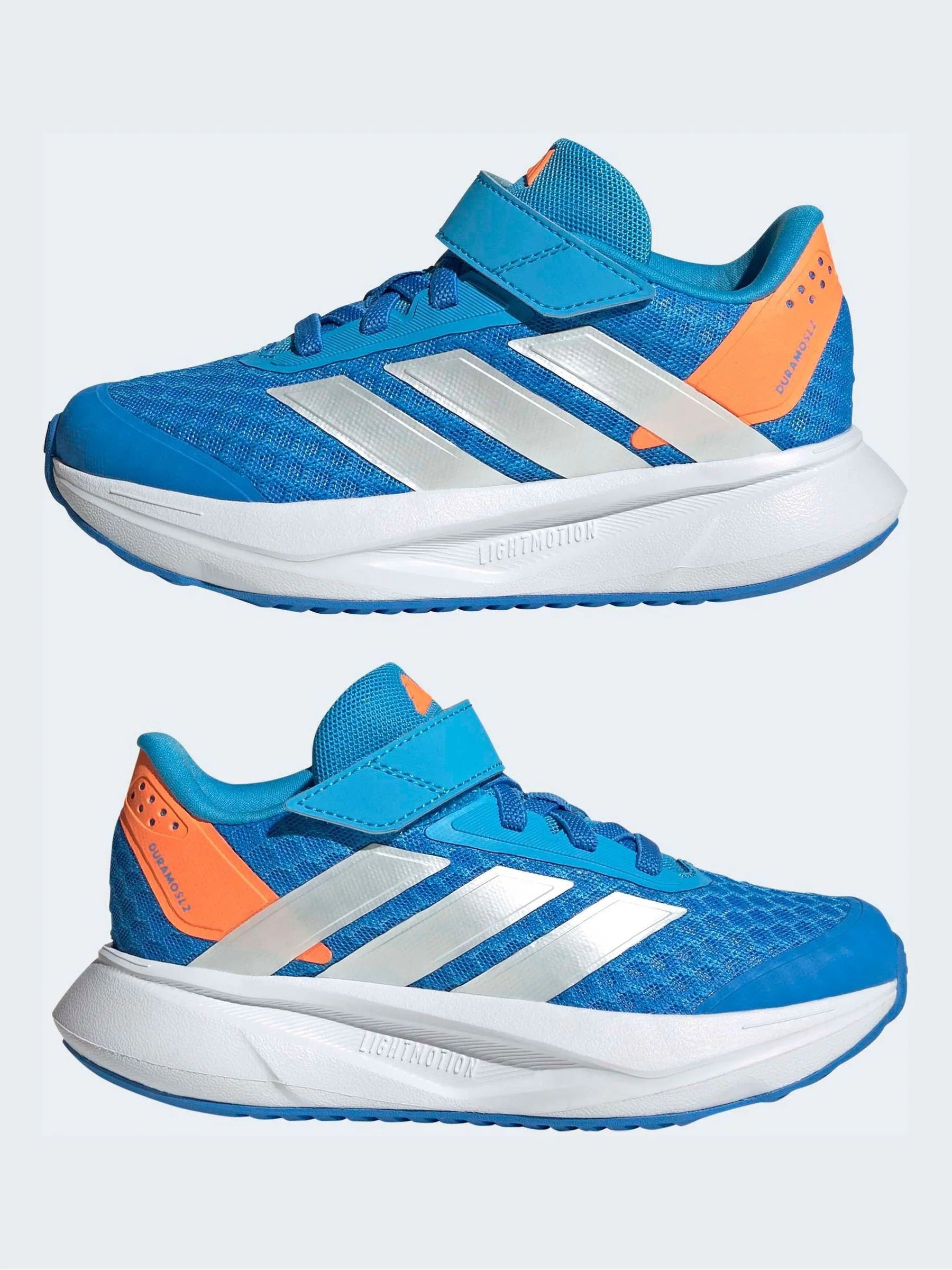 adidas Blue Duramo SL2 Elastic Lace Kids Trainers