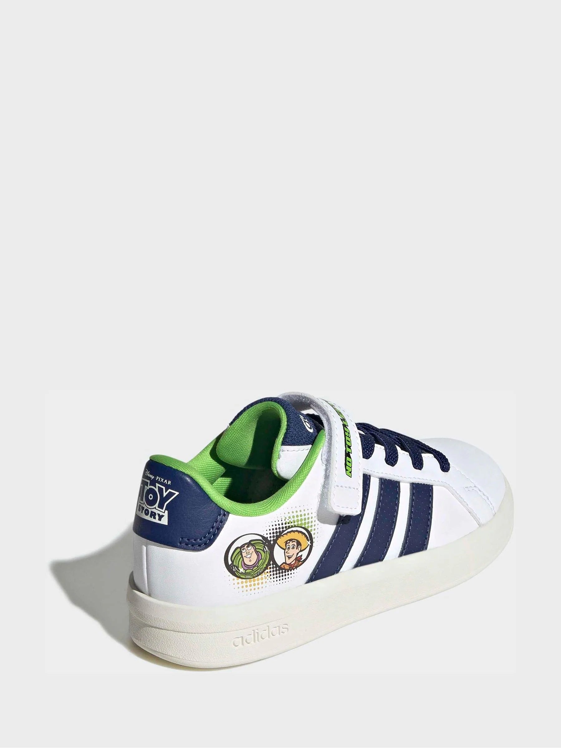adidas White Grand Court Toy Story Elastic Laces Trainers