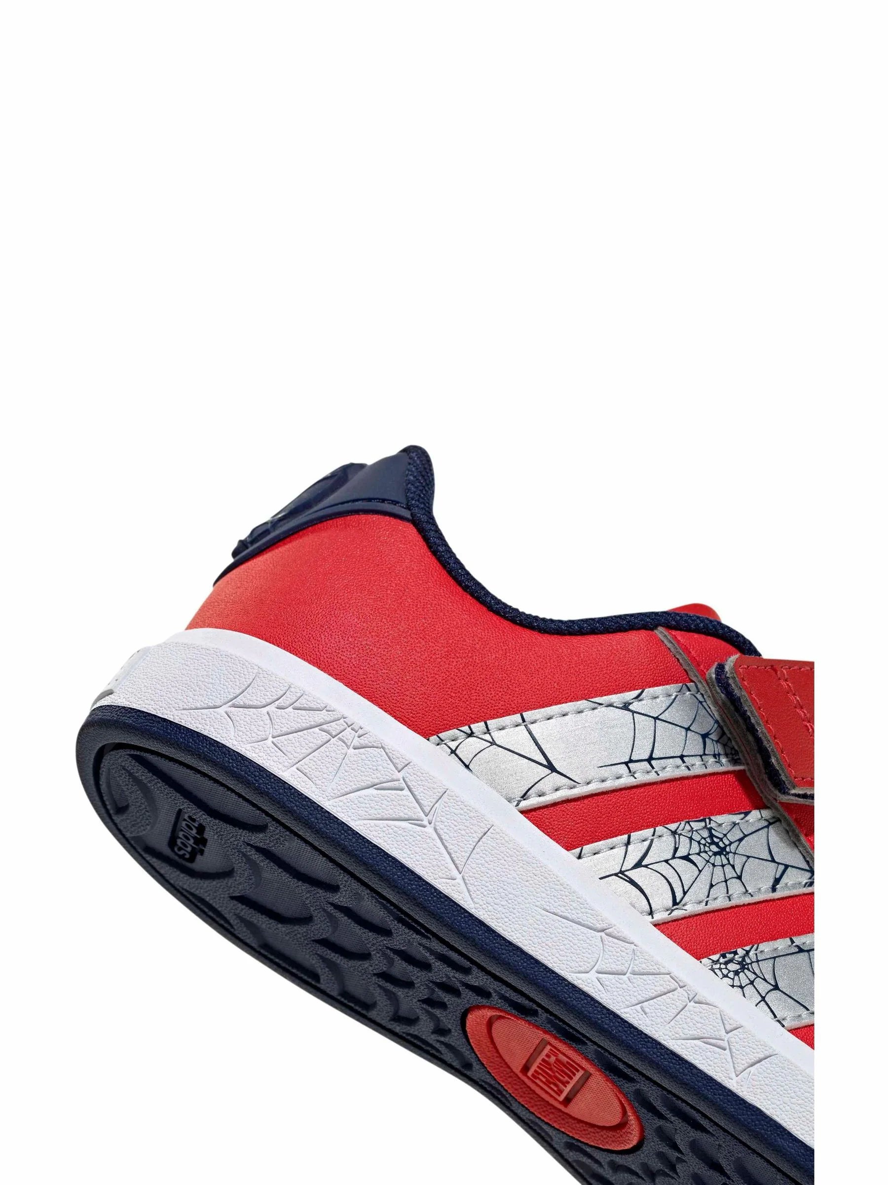adidas Red Grand Court Spider-Man EL K Trainers