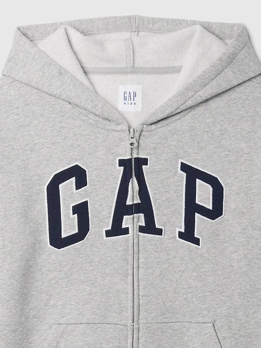 Kids Relaxed Gap Logo Zip Hoodie