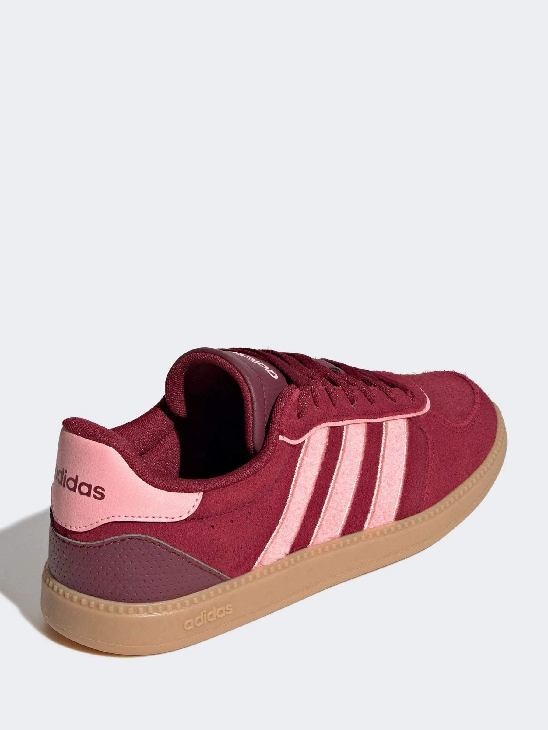 adidas Burgundy Red/Pink Breaknet Sleek Trainers