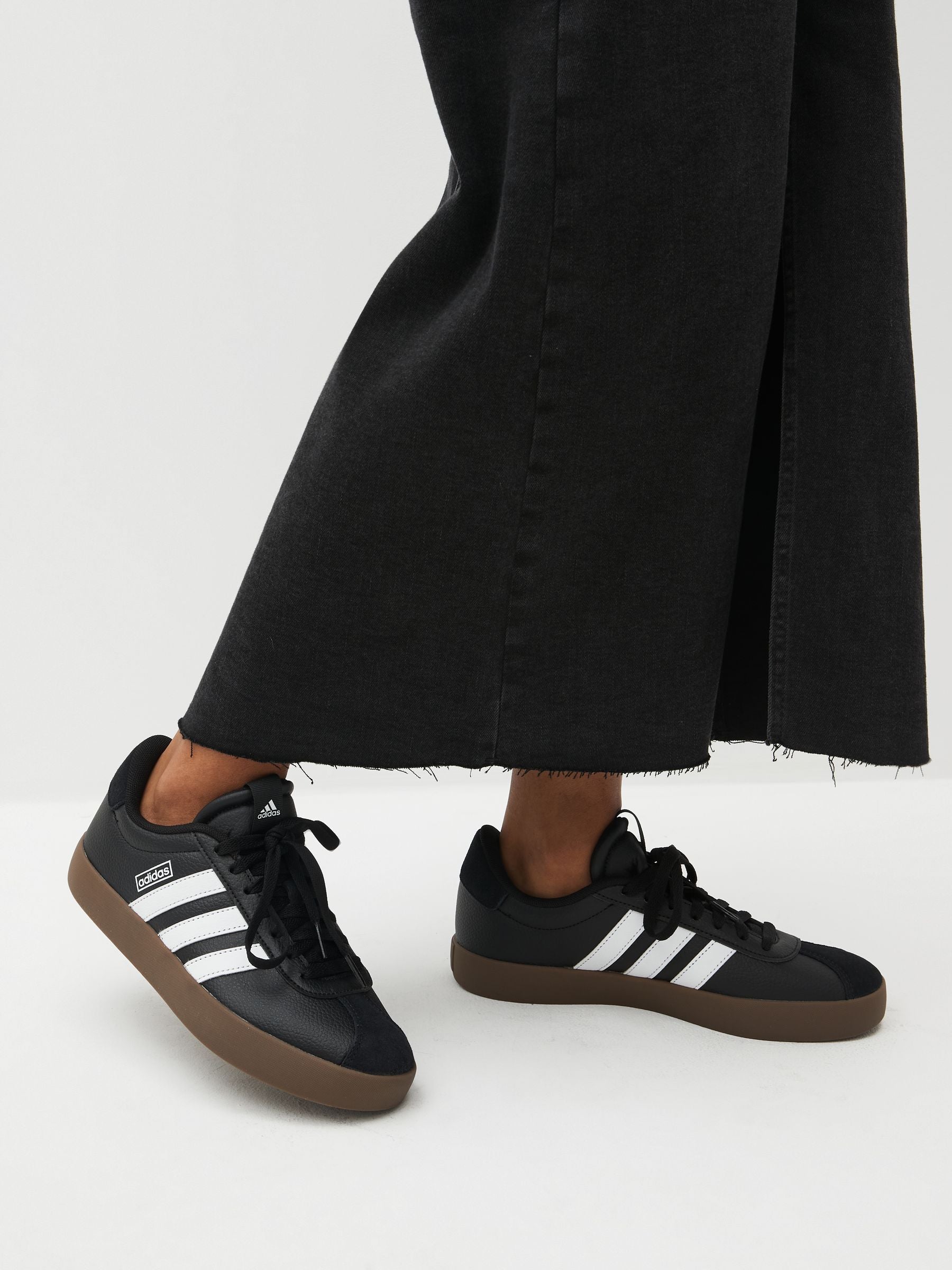 adidas Black/White VL Court 3.0 Trainers