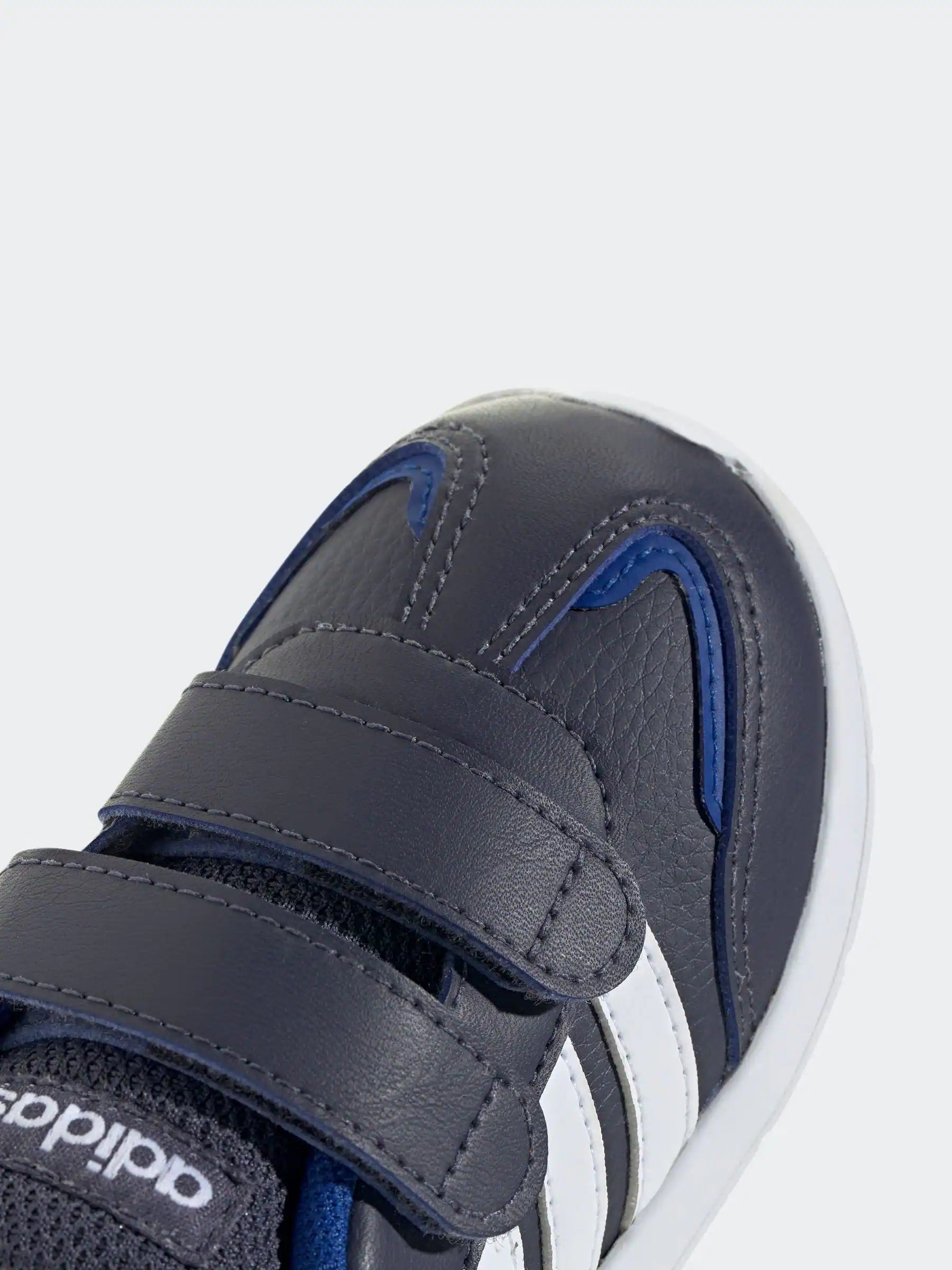 adidas Navy/White Tensaur Switch Hook and Loop Infant Trainers