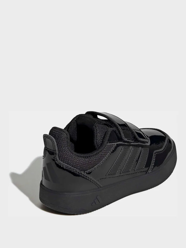 adidas Patent Black Hook and Loop Tensaur Sport 3.0 Junior Trainers