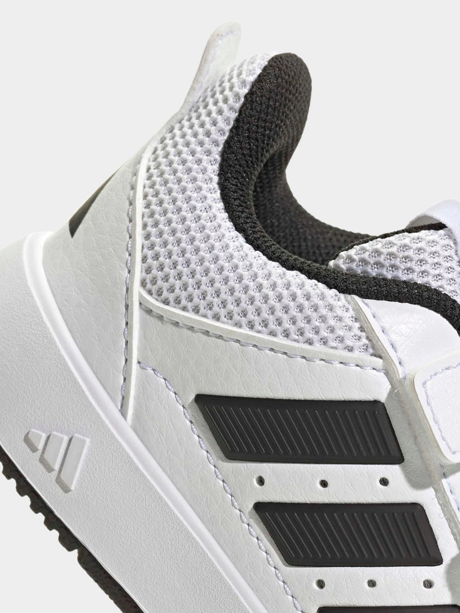 adidas White/Black Hook and Loop Tensaur Sport 3.0 Infant Trainers
