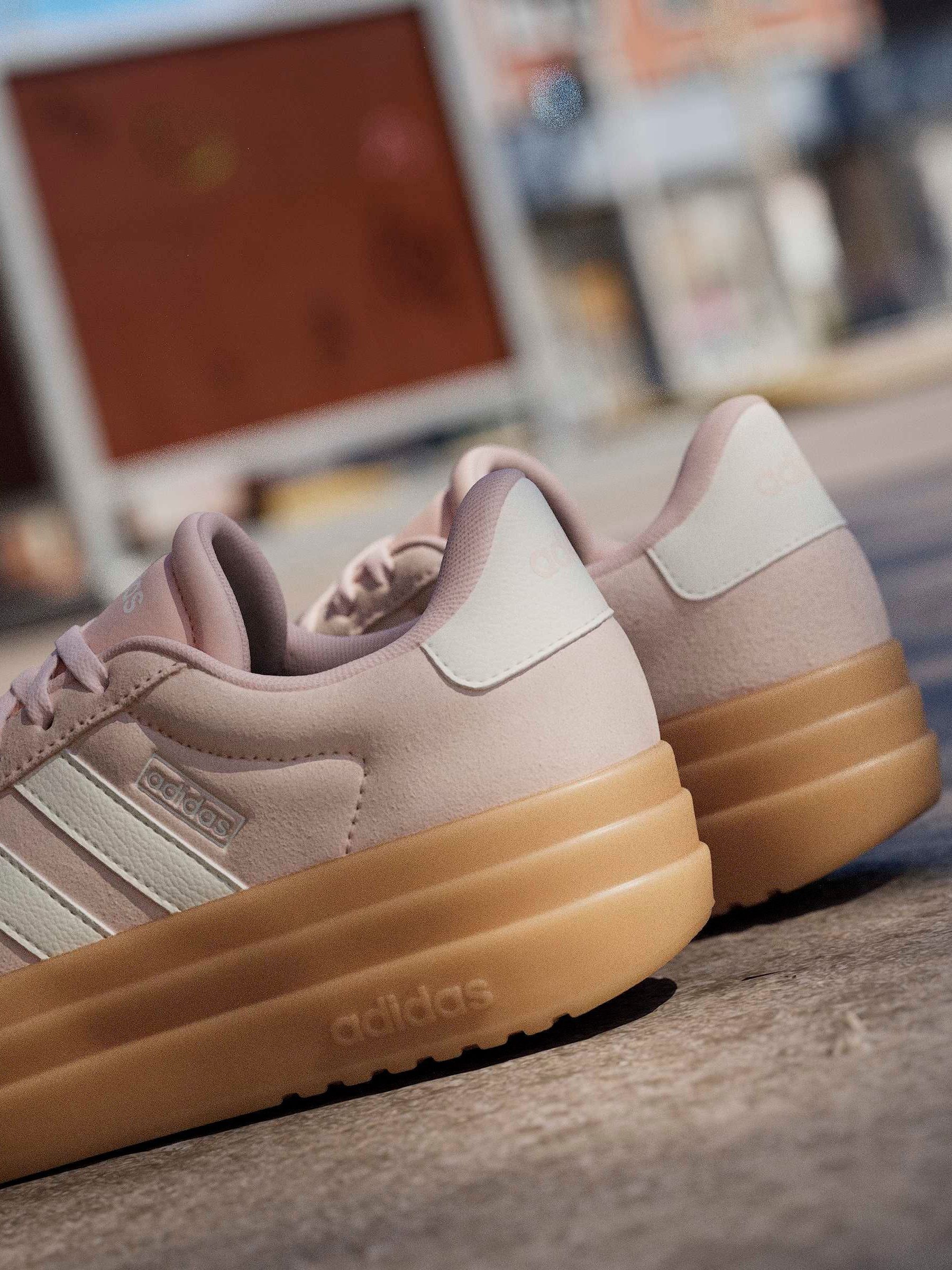 adidas Light Pink VL Court Bold Trainers