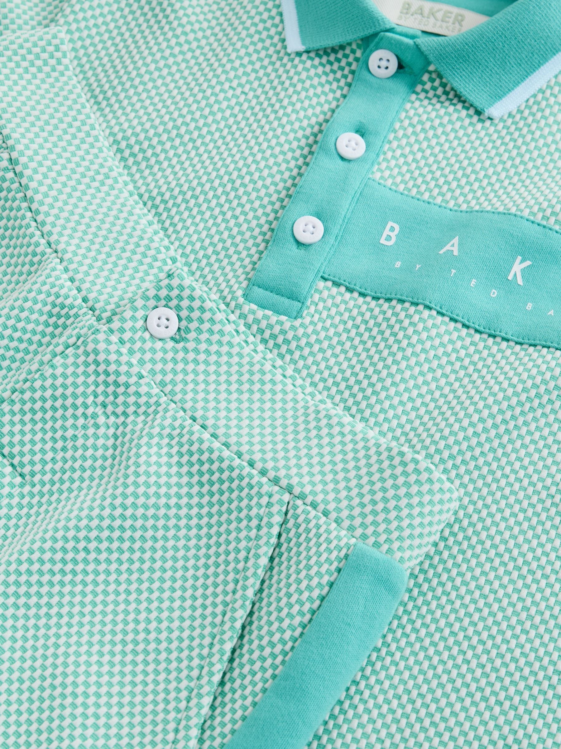 Baker by Ted Baker Textured Polo Shirt and Shorts Set