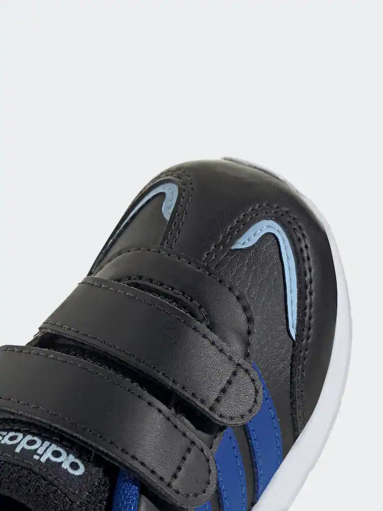 adidas Black/Navy Tensaur Switch Hook and Loop Infant Trainers