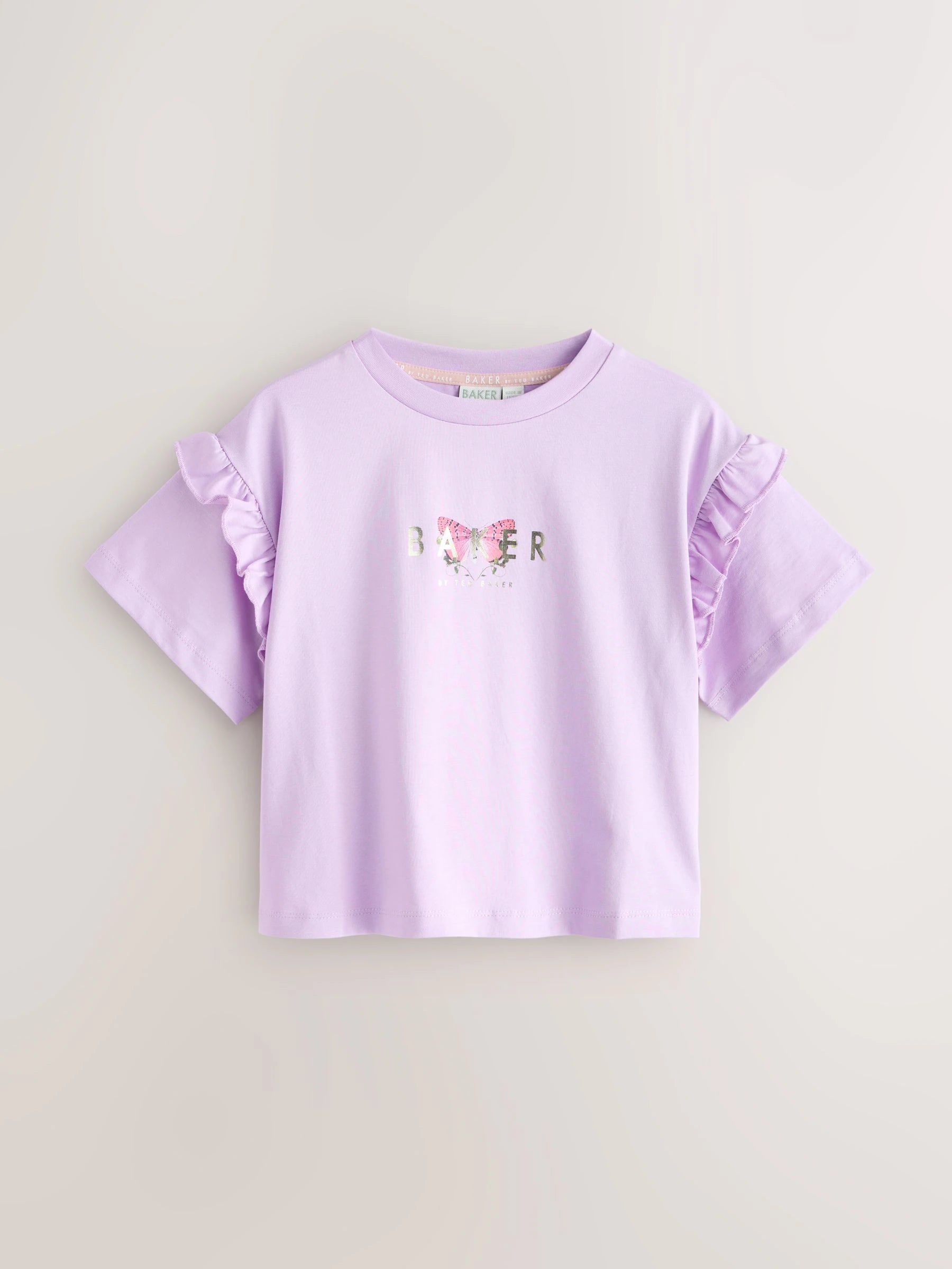 Baker by Ted Baker 3 Pack Boxy Fit Frill Graphic Printed T-Shirts