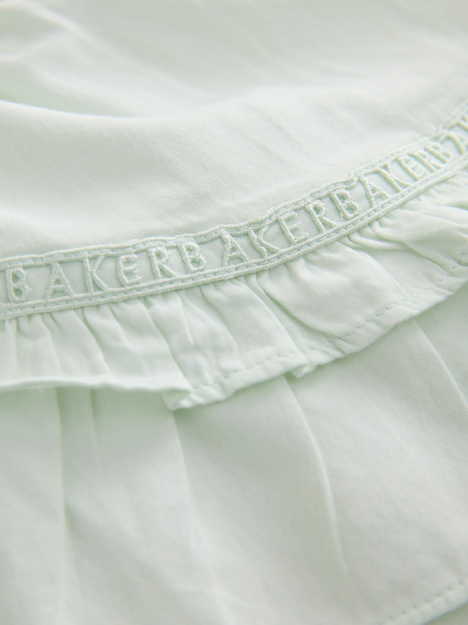 Baker by Ted Baker Tiered Cotton Poplin Mix Dress