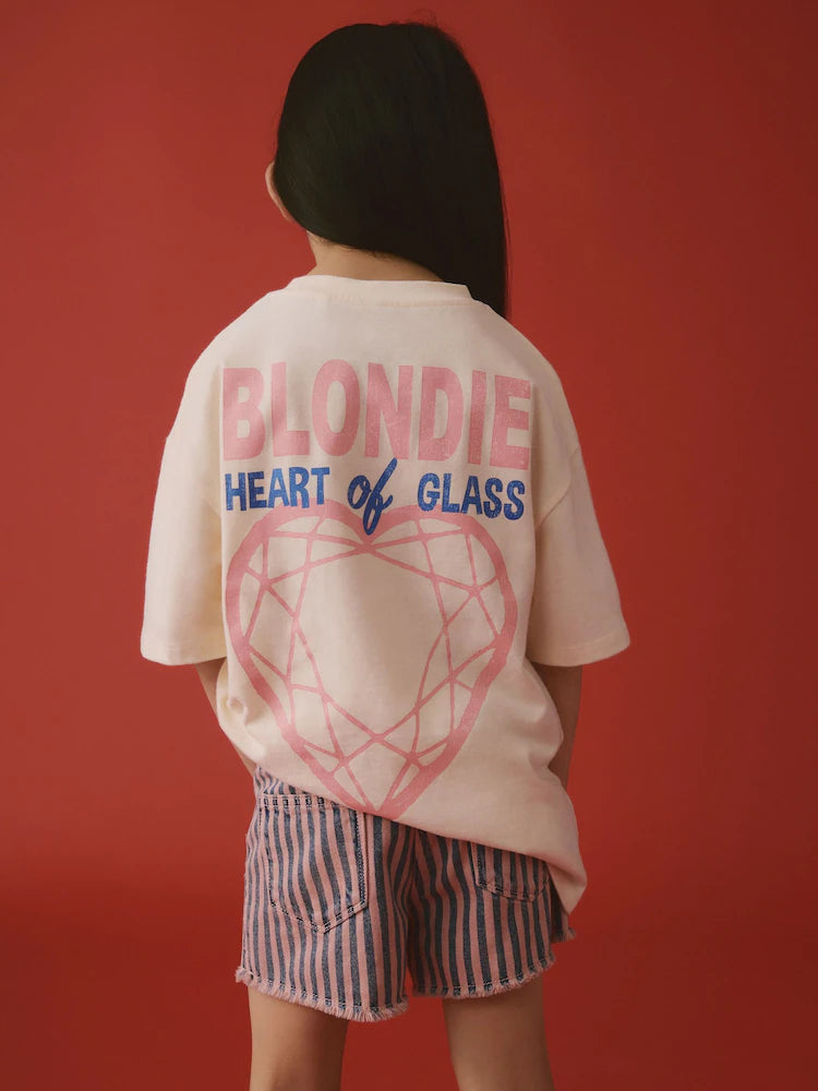 Blondie Ecru White Graphic Print T-Shirt (3-16yrs)