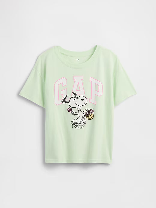 GapKids Peanuts Oversized Logo T-Shirt