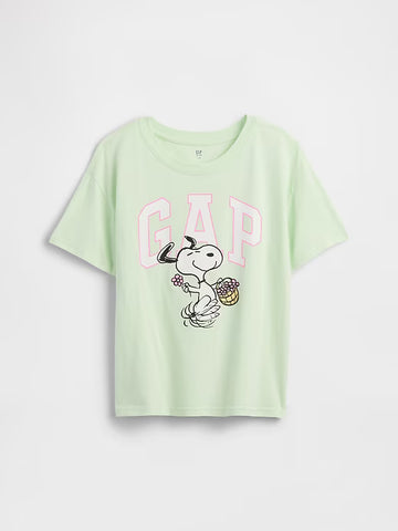 GapKids Peanuts Oversized Logo T-Shirt