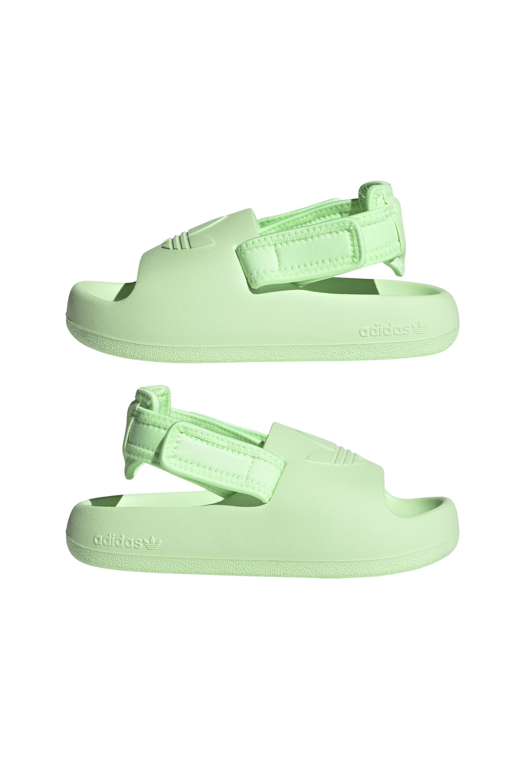 adidas Originals ADIFOM ADILETTE KIDS - Pool slides - green spark