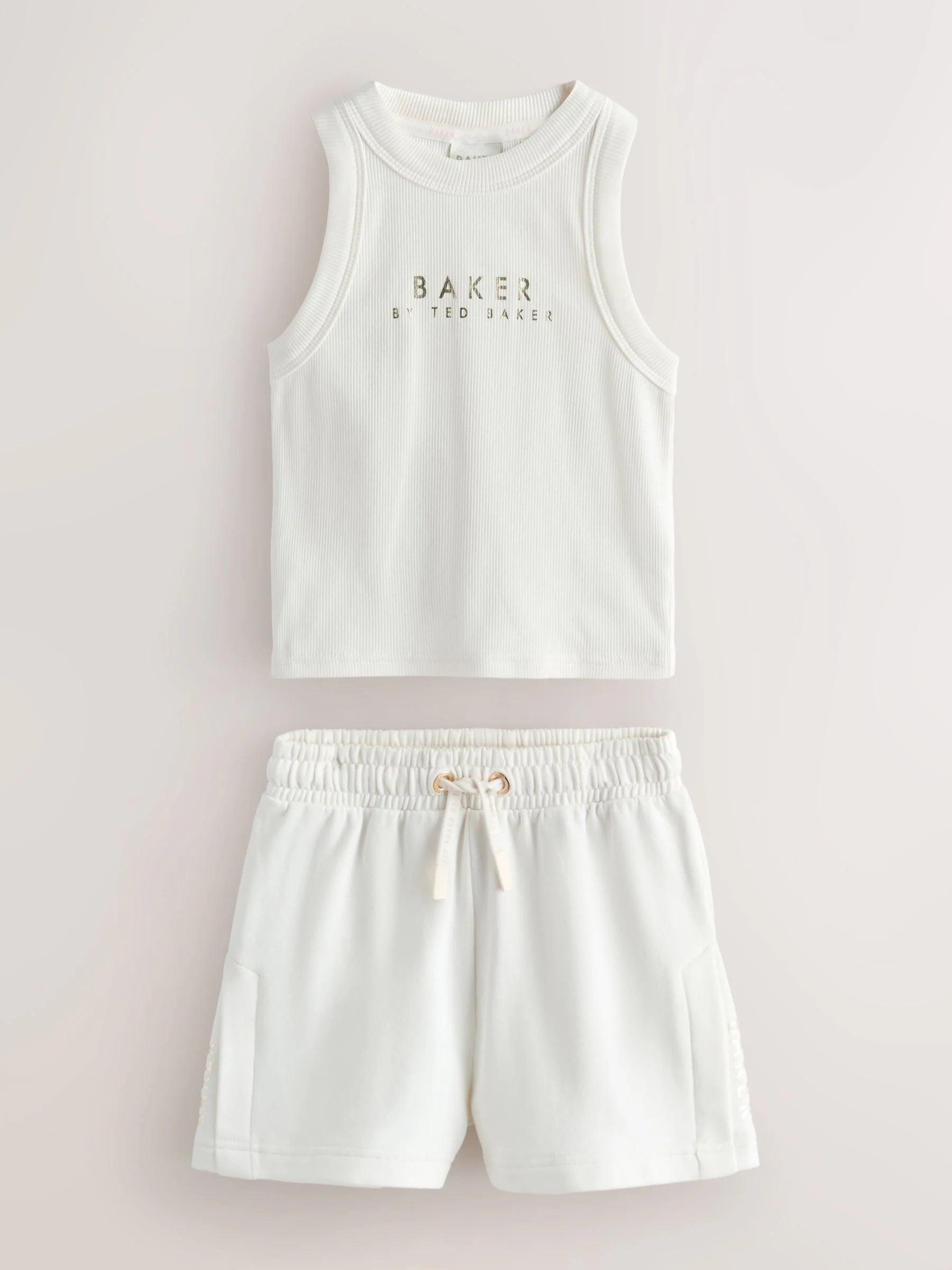 Baker by Ted Baker 2 Piece Racer Vest & Sweat Shorts Set