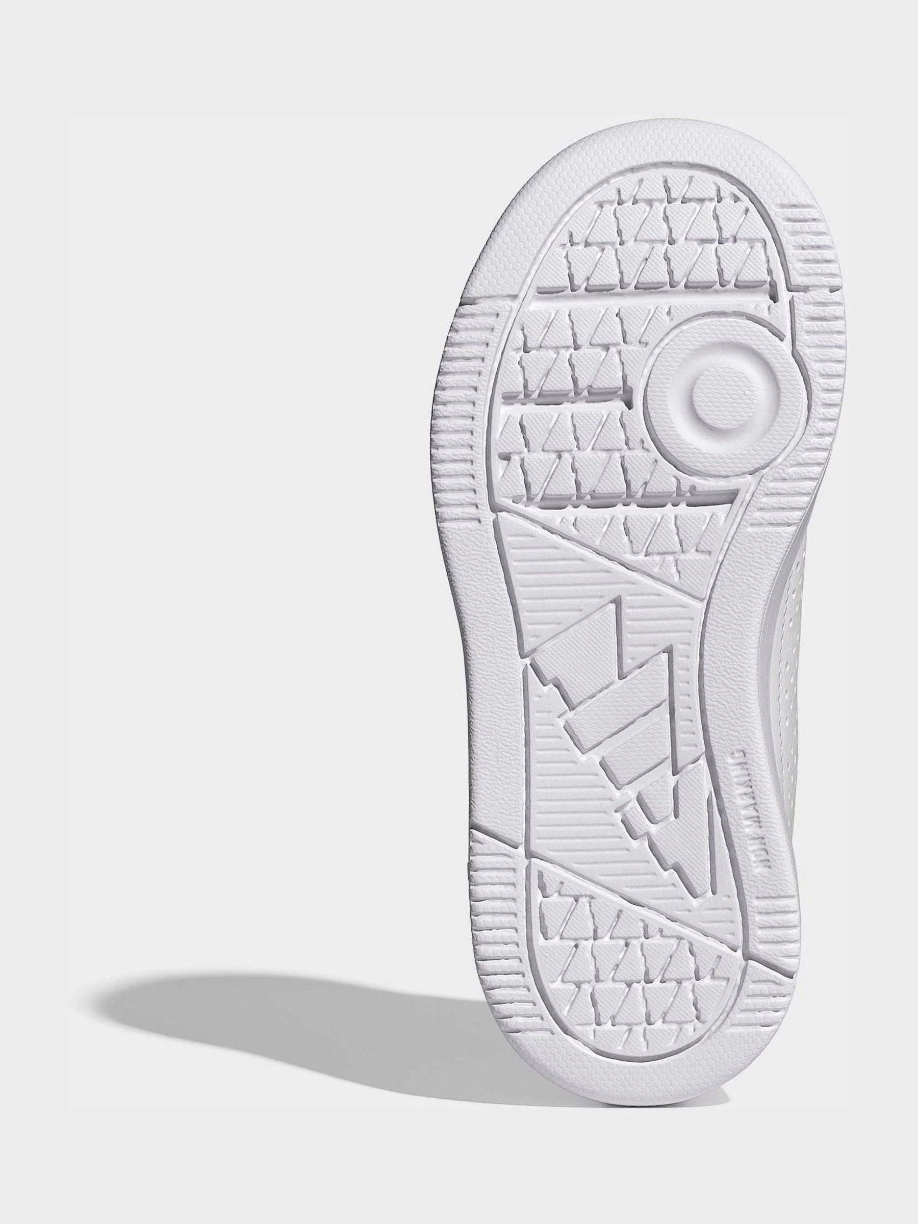 adidas White Hook and Loop Tensaur Sport 3.0 Junior Trainers