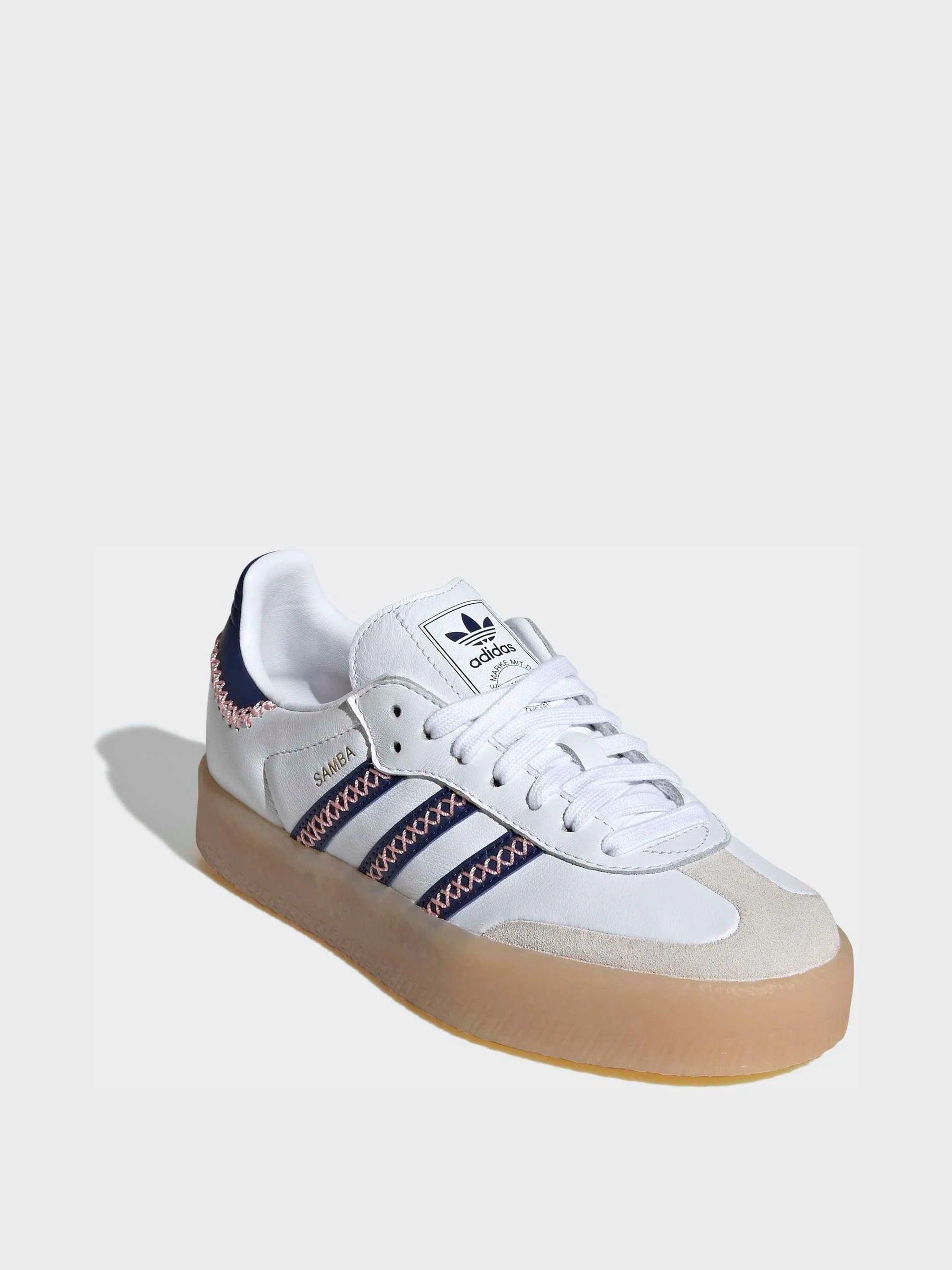adidas Originals White Sambae Trainers