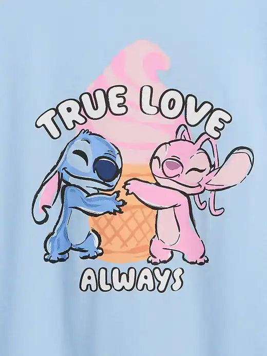 GapKids √ó Disney Lilo and Stitch Oversized Graphic T-Shirt