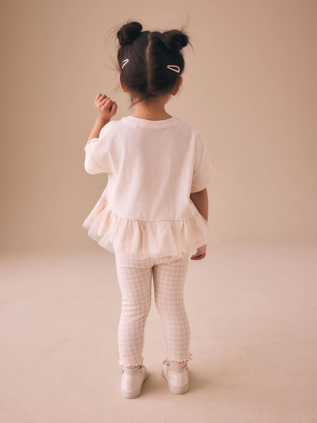 Pink Ballerina Short Sleeve Peplum T-Shirt and Leggings Set (3mths-7yrs)