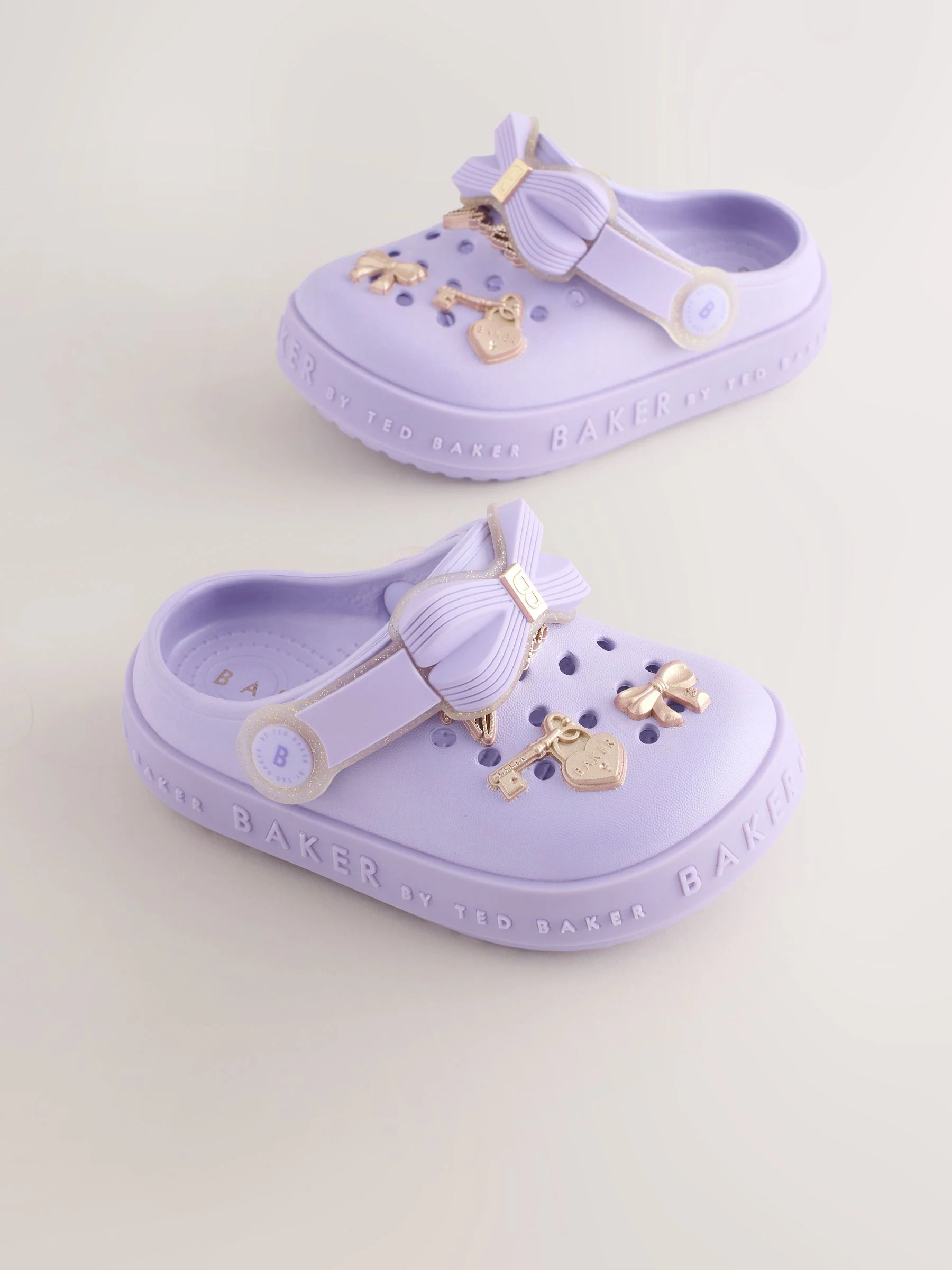 Baker by Ted Baker Girls Bow Clog Sandals