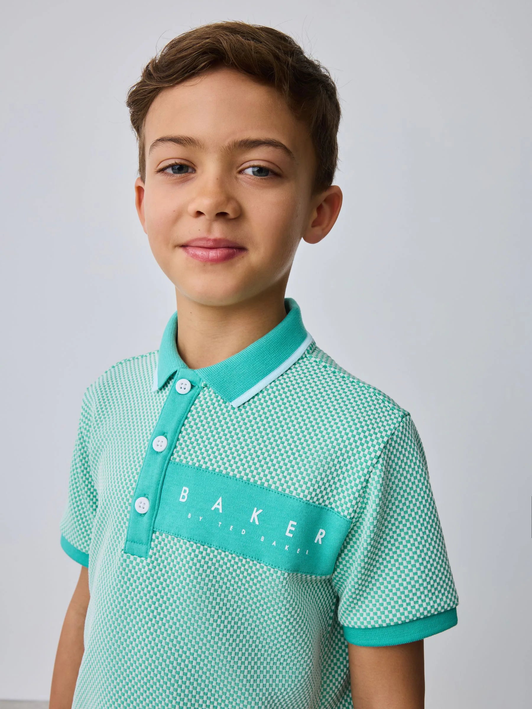 Baker by Ted Baker Textured Polo Shirt and Shorts Set