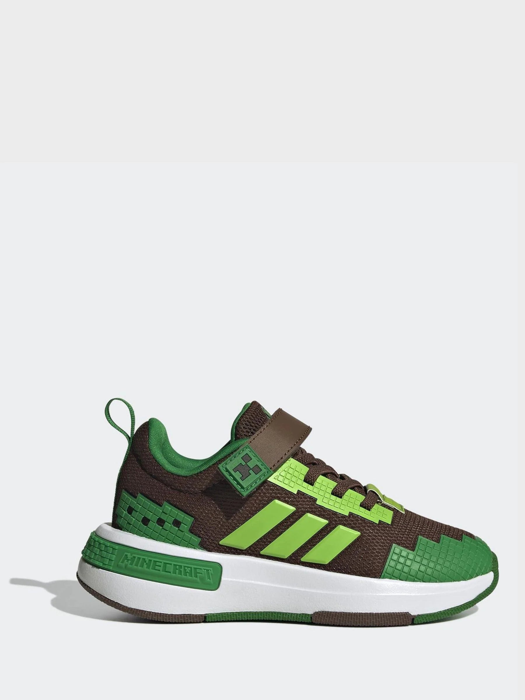 adidas Brown Minecraft Pro Elastic Lace Kids Trainers