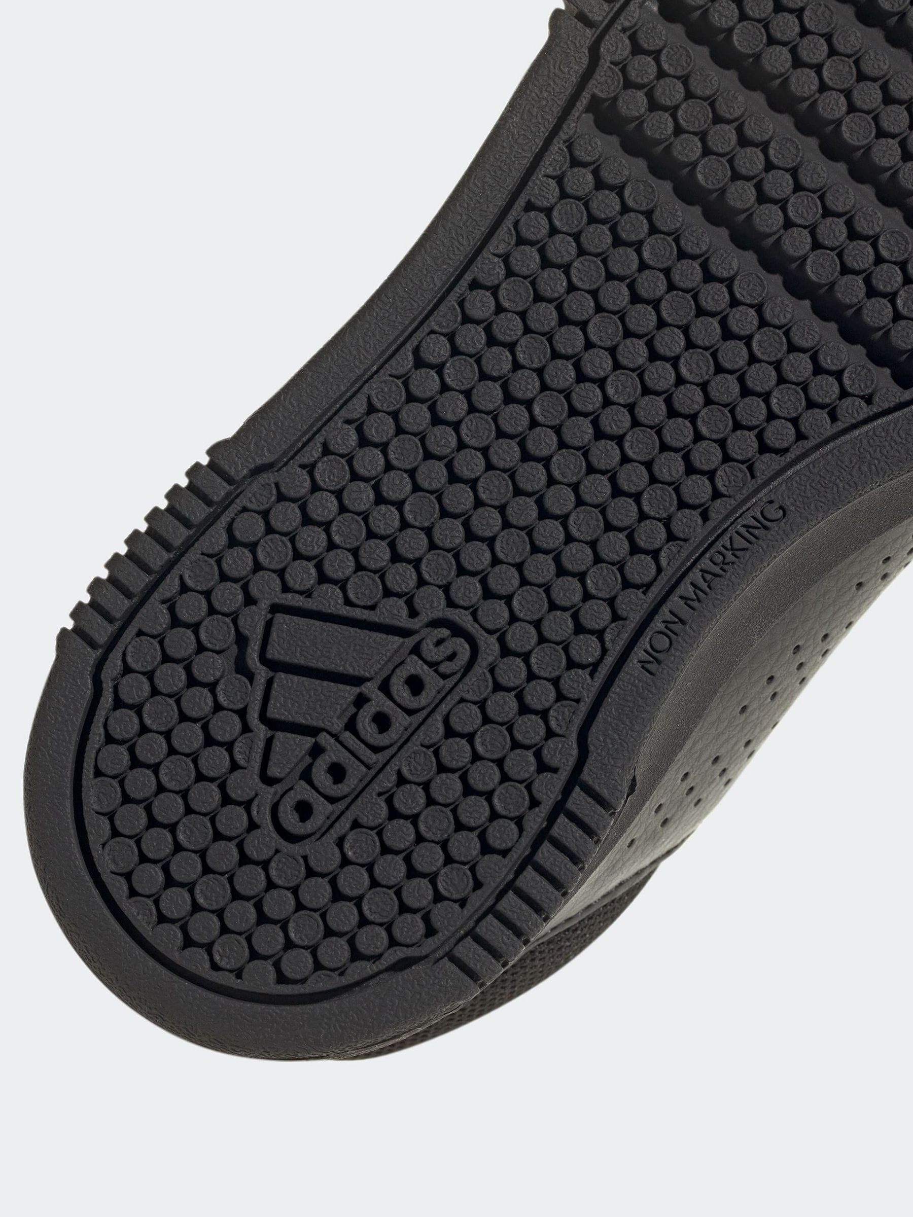 adidas Black Hook and Loop Tensaur Kids Trainers