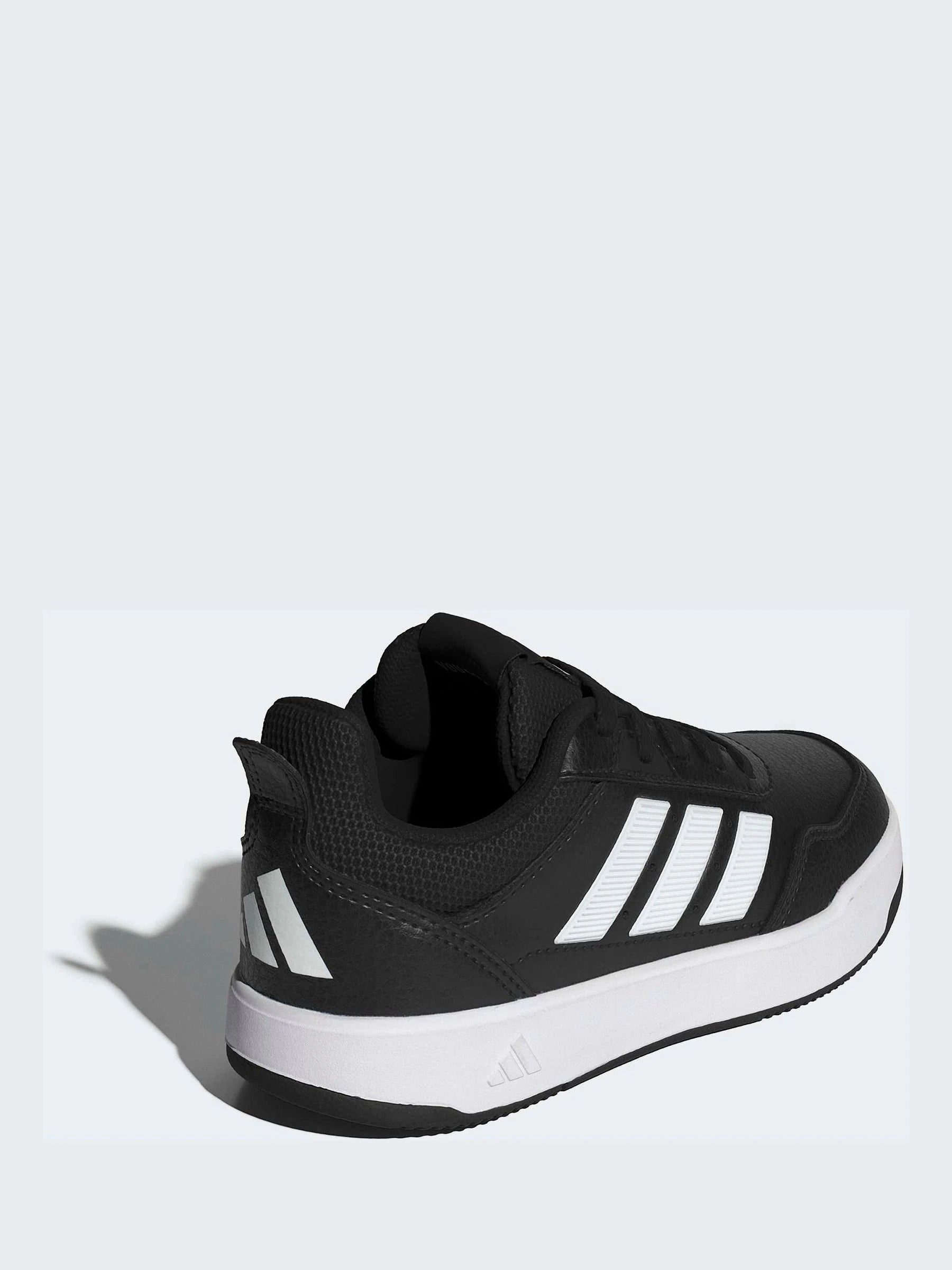 adidas Black Ground/White Hook and Loop Tensaur Sport 3.0 Junior Trainers