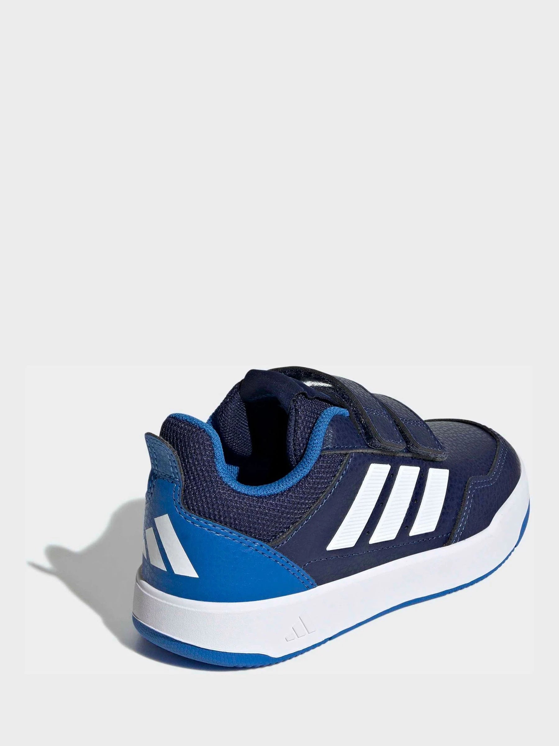 adidas Dark Blue/White Hook and Loop Tensaur Sport 3.0 Junior Trainers