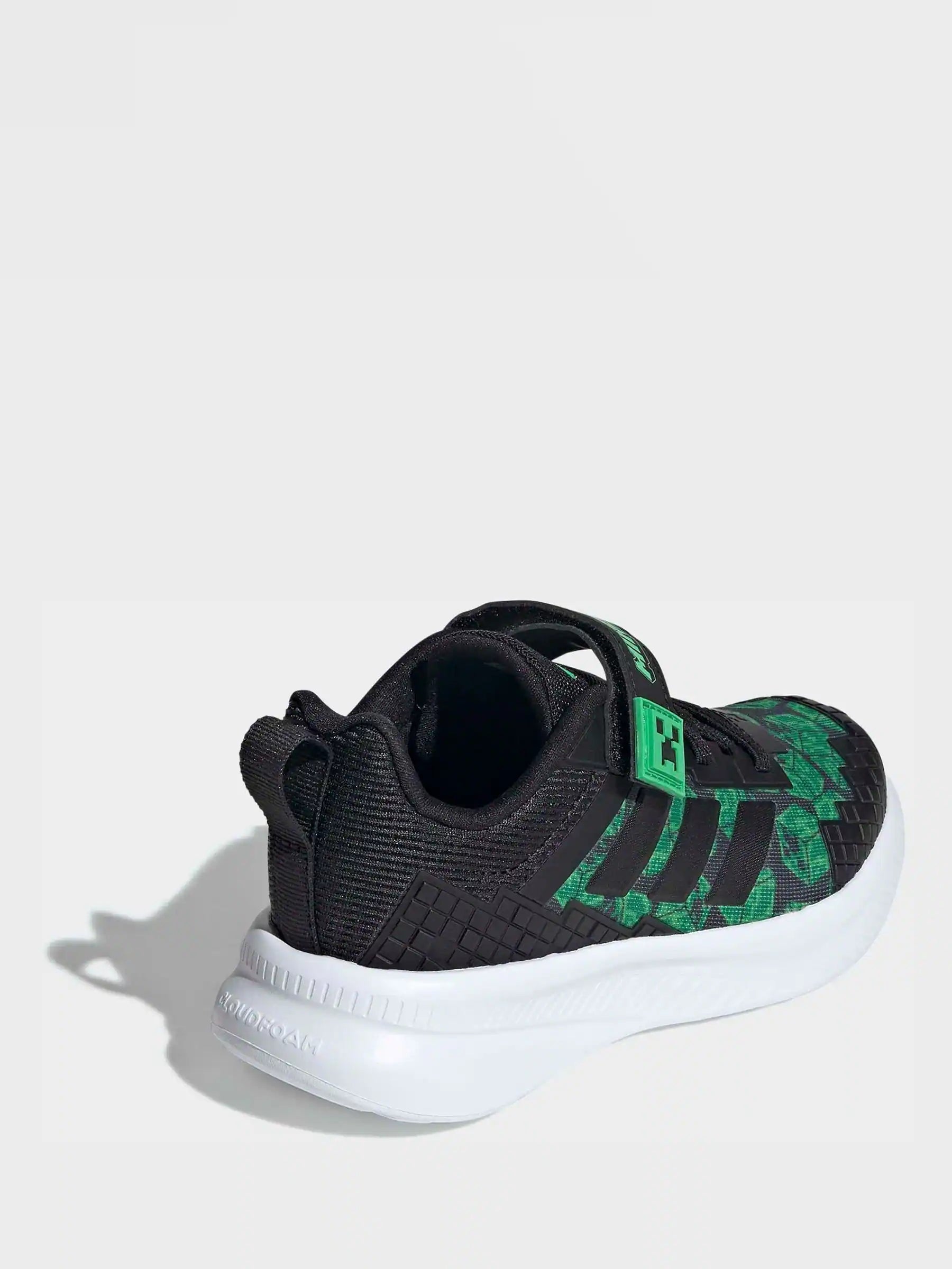 adidas Black Minecraft Forarun 4.0 Kids Trainers