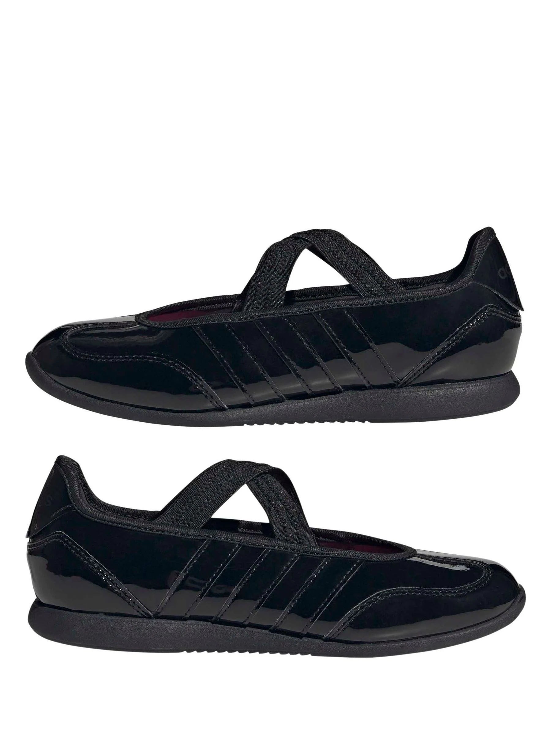 adidas Black Patent Barreda Mary Jane Junior Trainers
