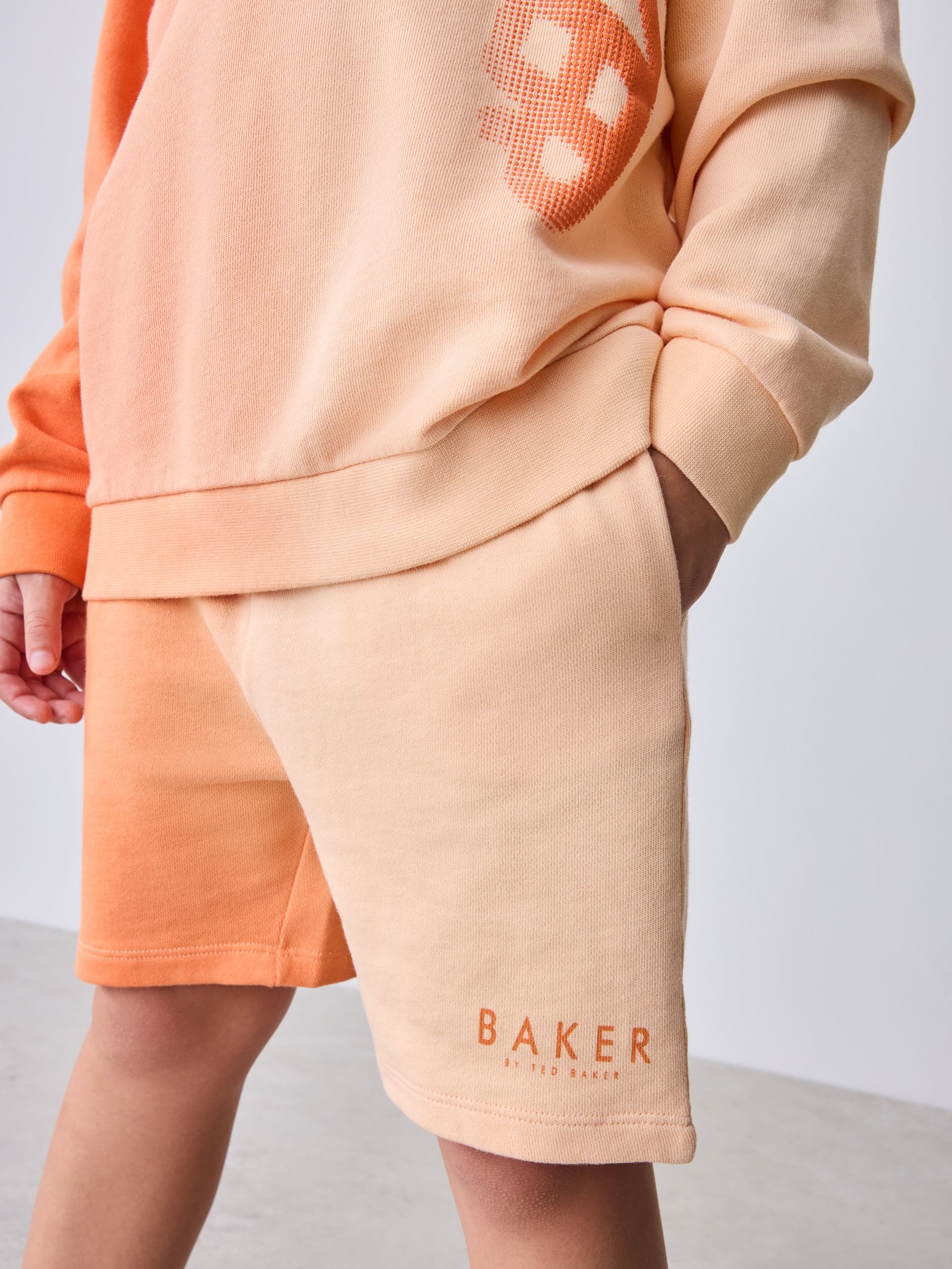 Baker by Ted Baker Ombre Sweatshirt and Shorts Set