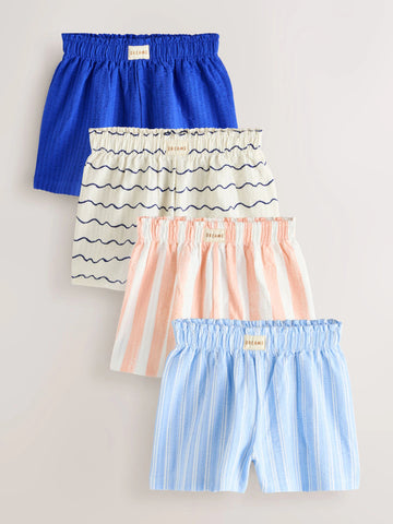 Blue/Pink Shorts 4 Pack (3mths-7yrs)