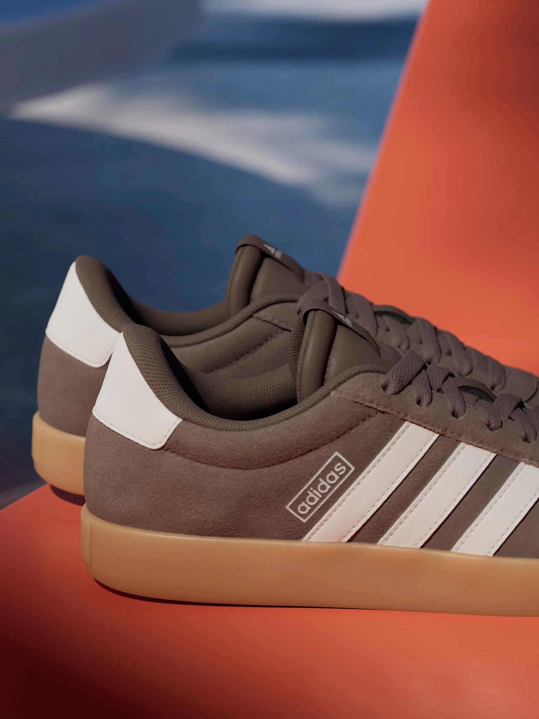 adidas Chocolate Brown VL Court 3.0 Trainers