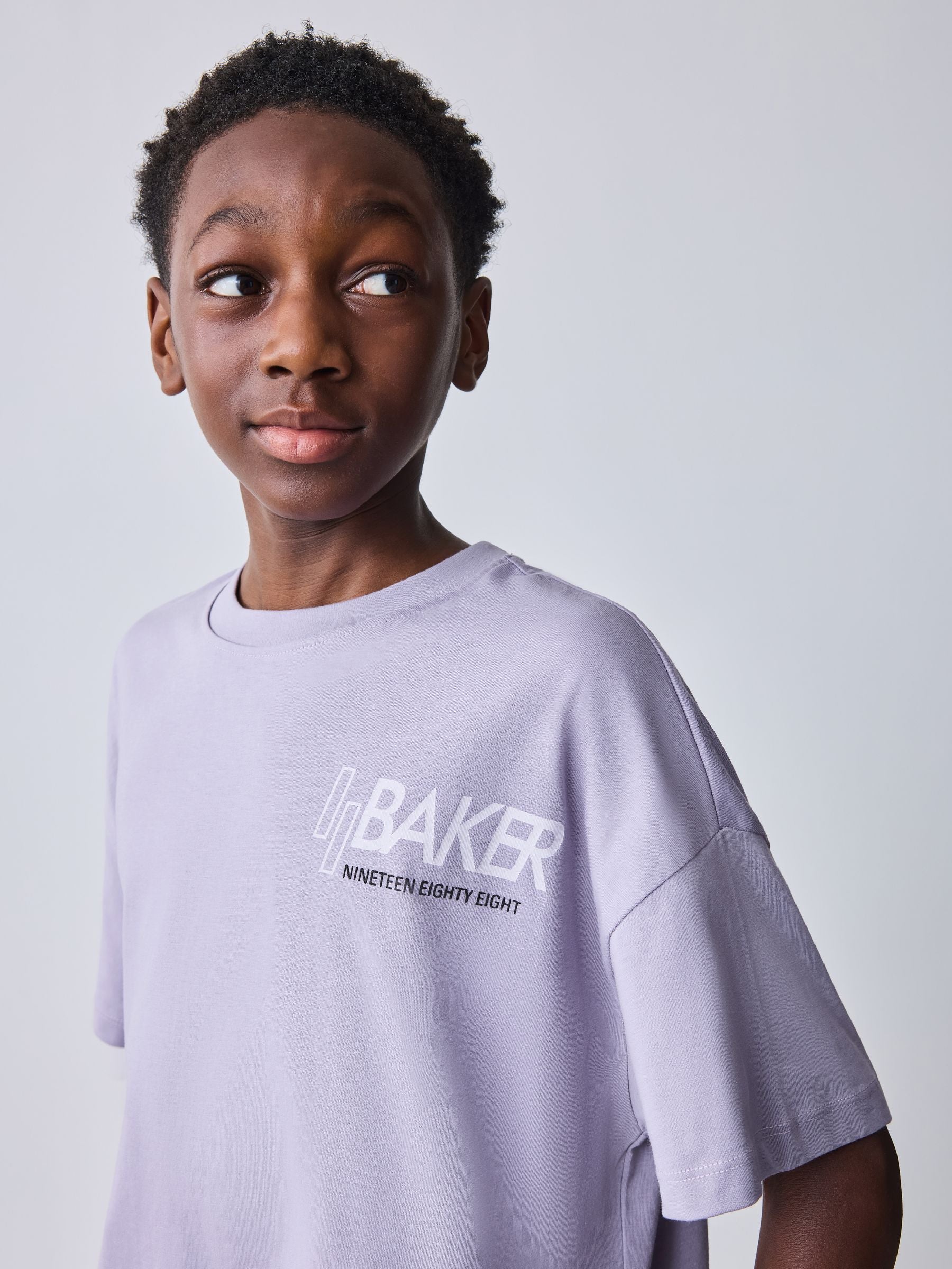 Baker by Ted Baker Oversized Graphic T-Shirt and Shorts Set