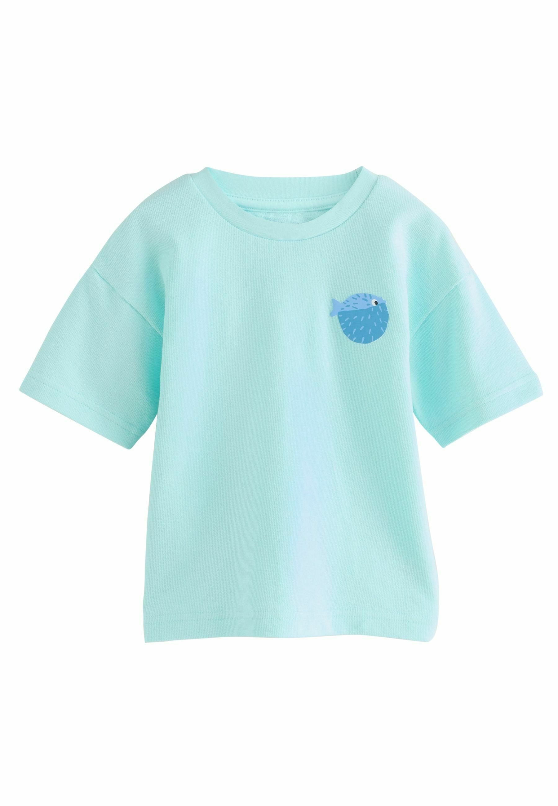 Next REGULAR FIT 3 PACK - Print T-shirt - white blue