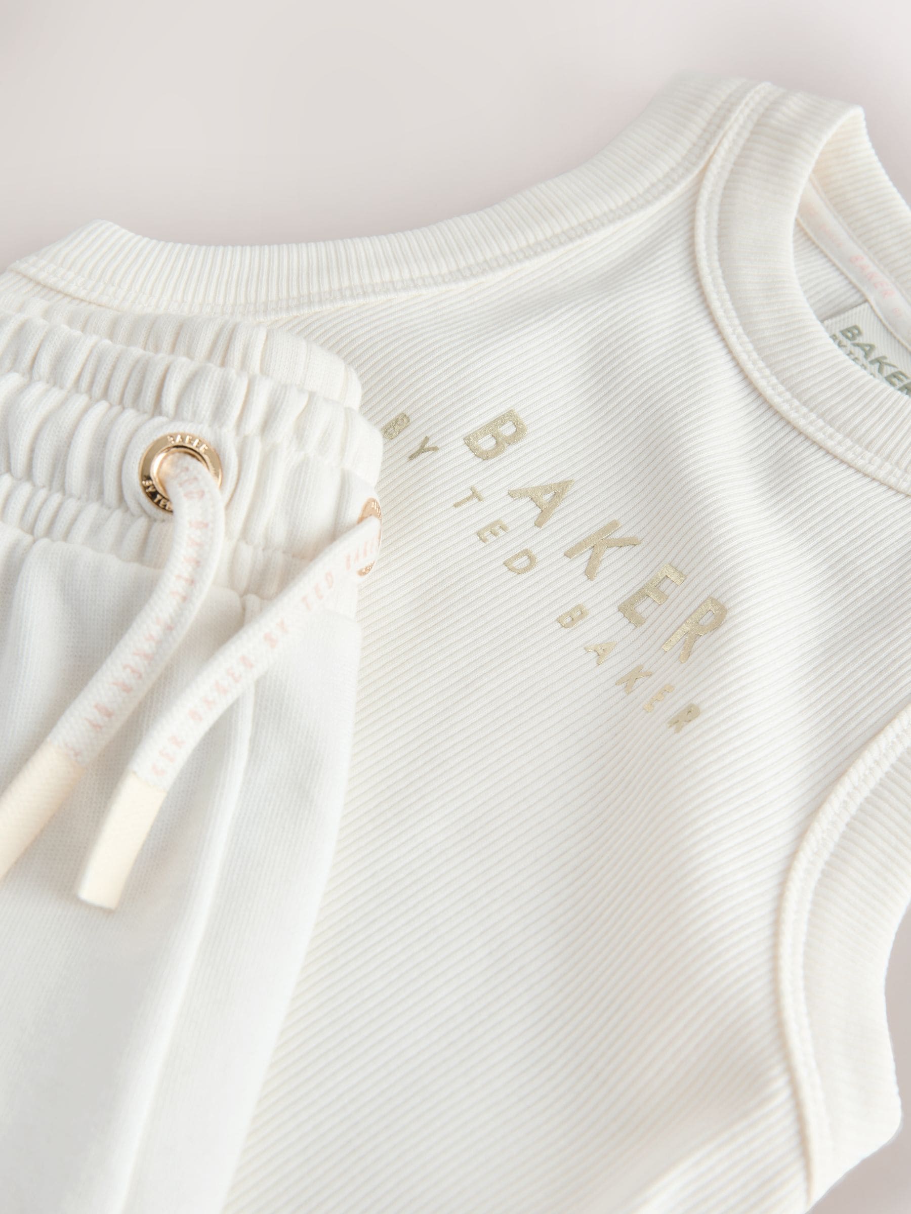 Baker by Ted Baker 2 Piece Racer Vest & Sweat Shorts Set