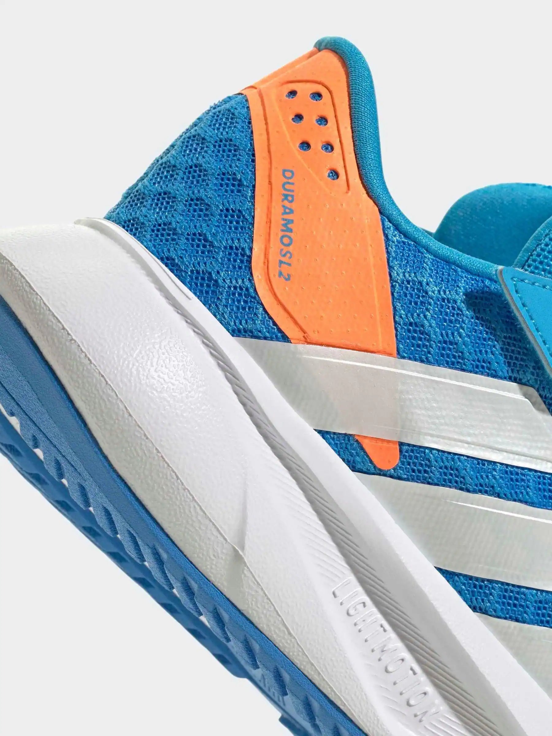 adidas Blue Duramo SL2 Elastic Lace Kids Trainers