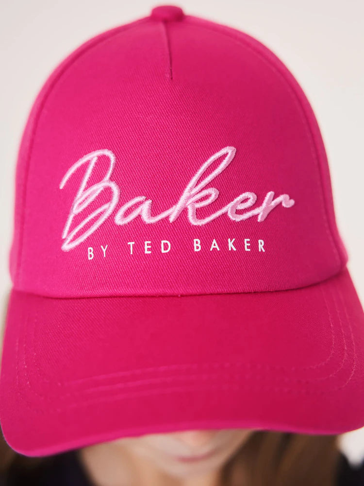 Baker by Ted Baker Logo Baseall Floral White Cap