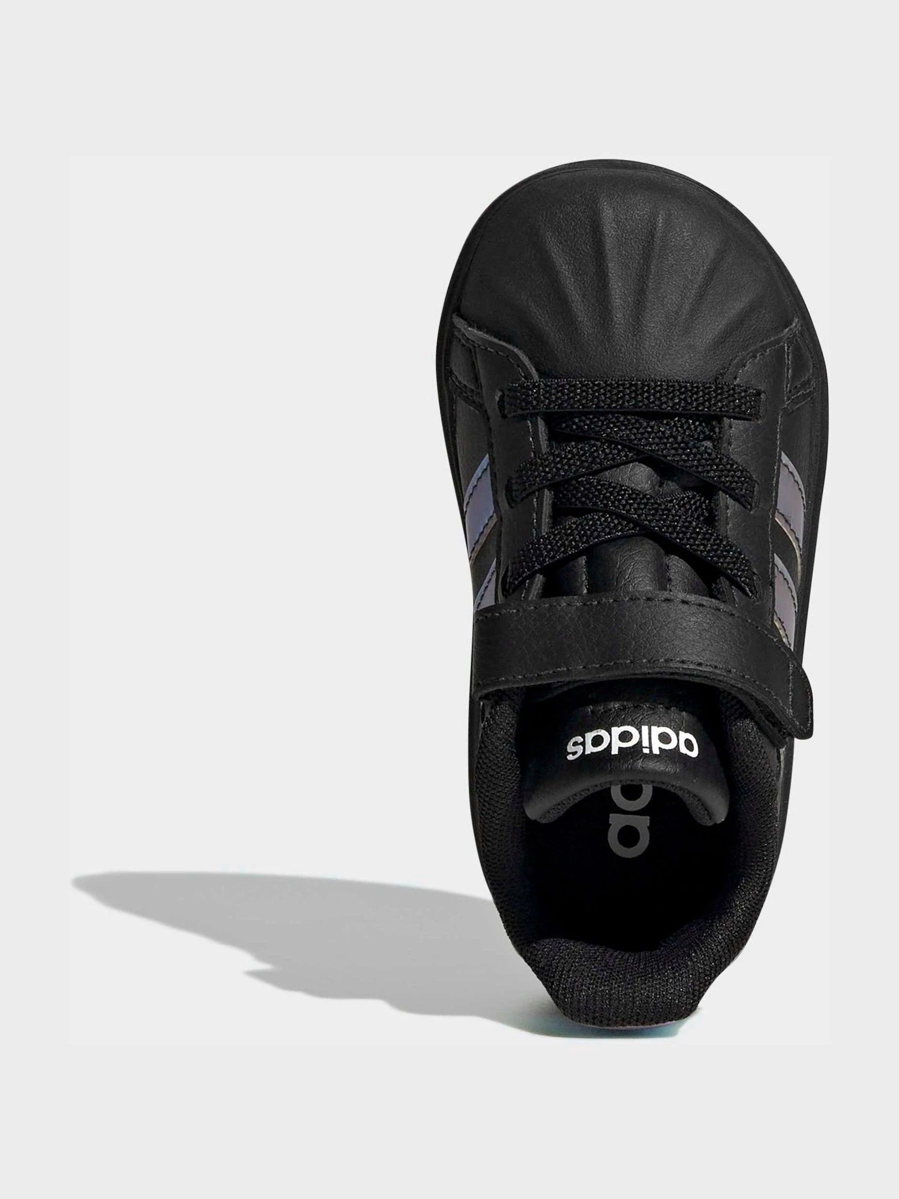 adidas Black Street Talk Infant Trainers
