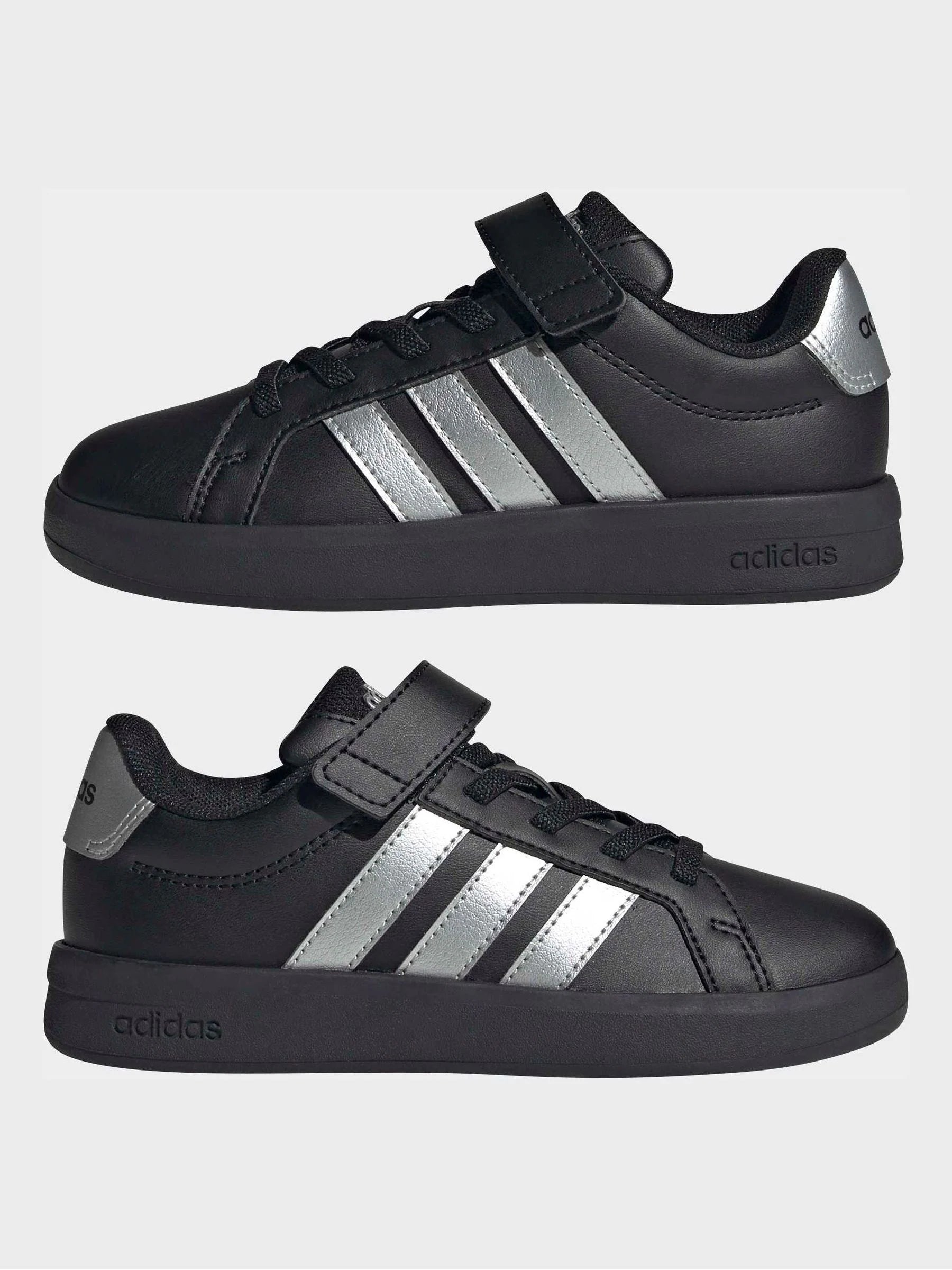 adidas Black Grand Court 3.0 El Trainers