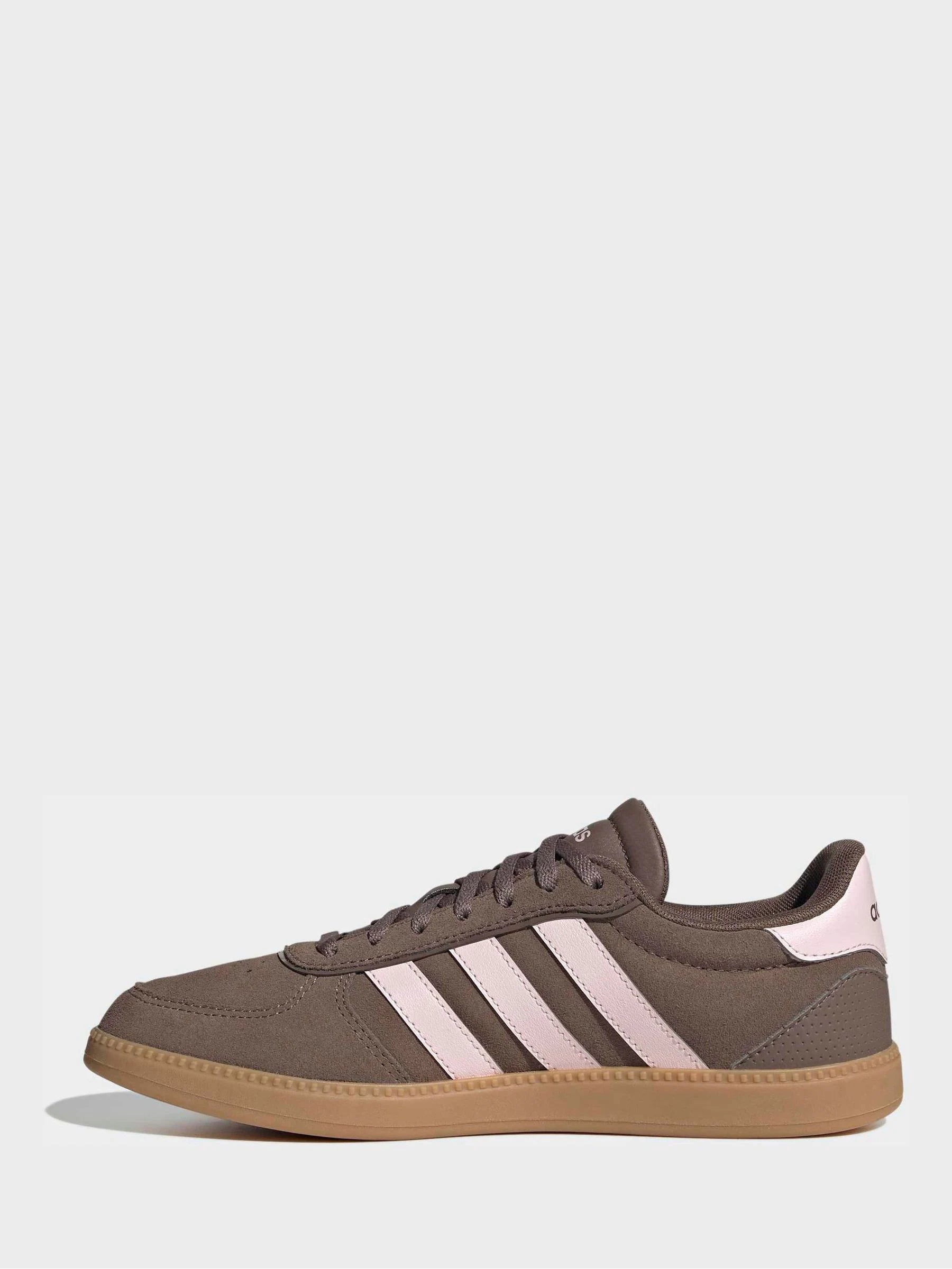 adidas Brown/Pink Breaknet Sleek Trainers