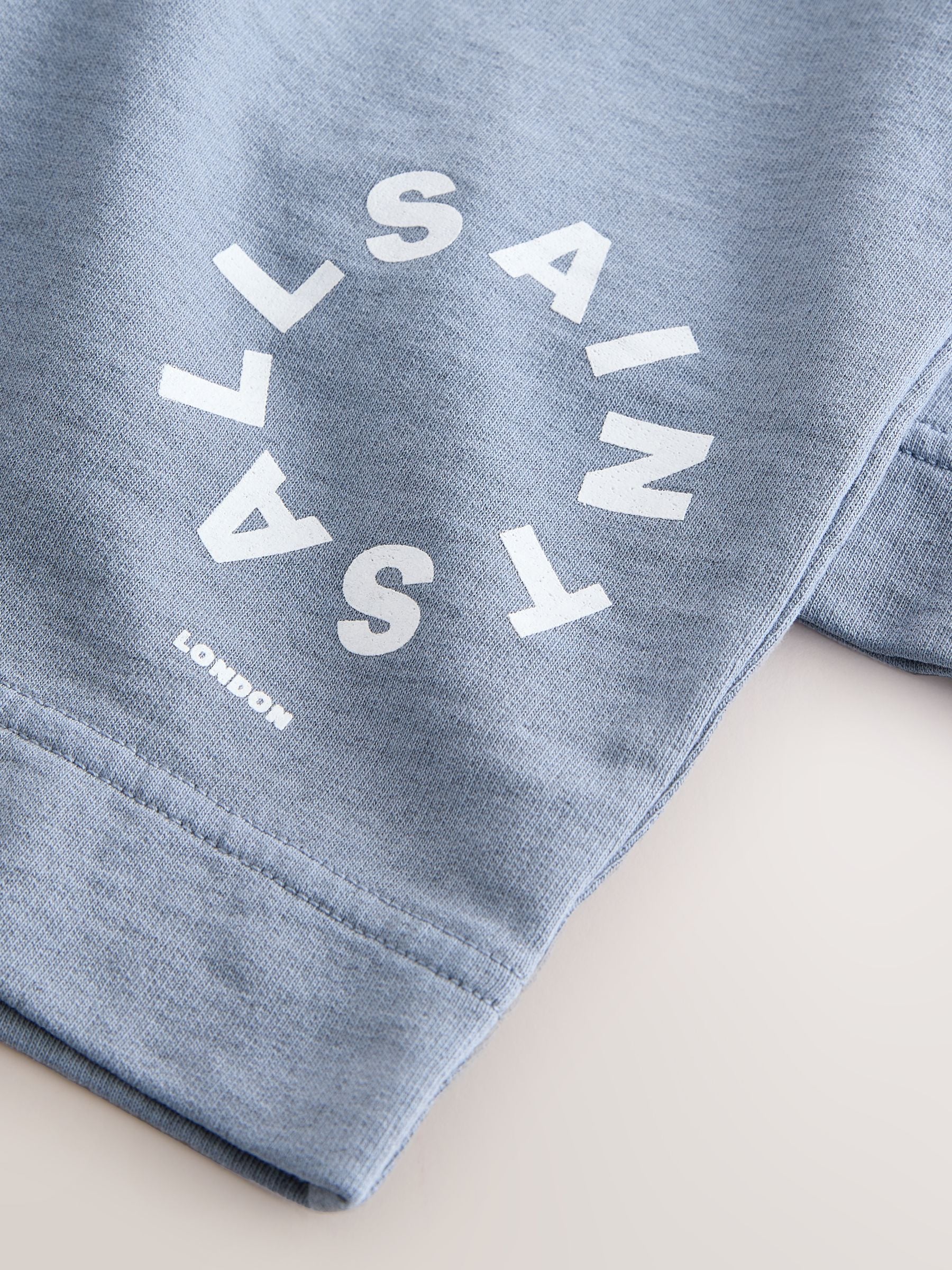 smALLSAINTS Blue Tierra T-Shirt and Sweat Shorts Set