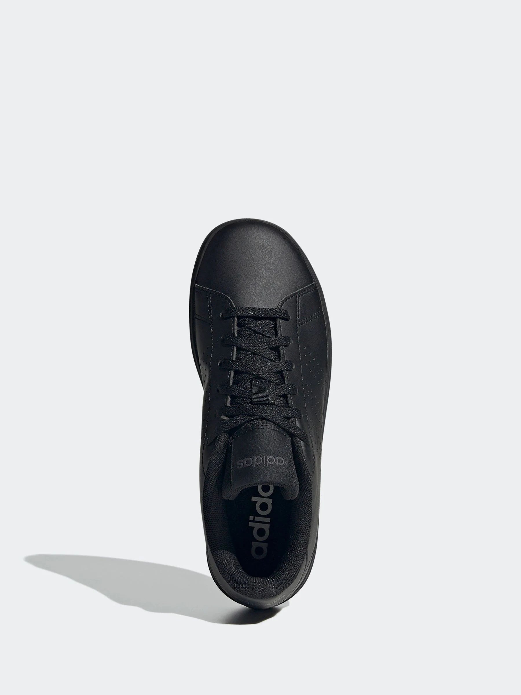 adidas Black Advantage Base 2.0 Lace Junior Trainers