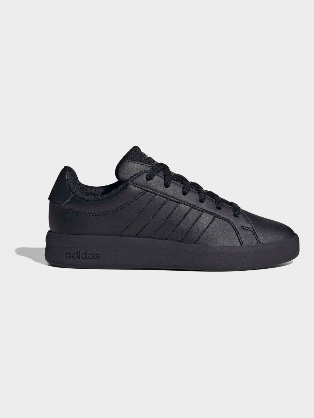 adidas Black Grand Court 3.0 Junior Trainers