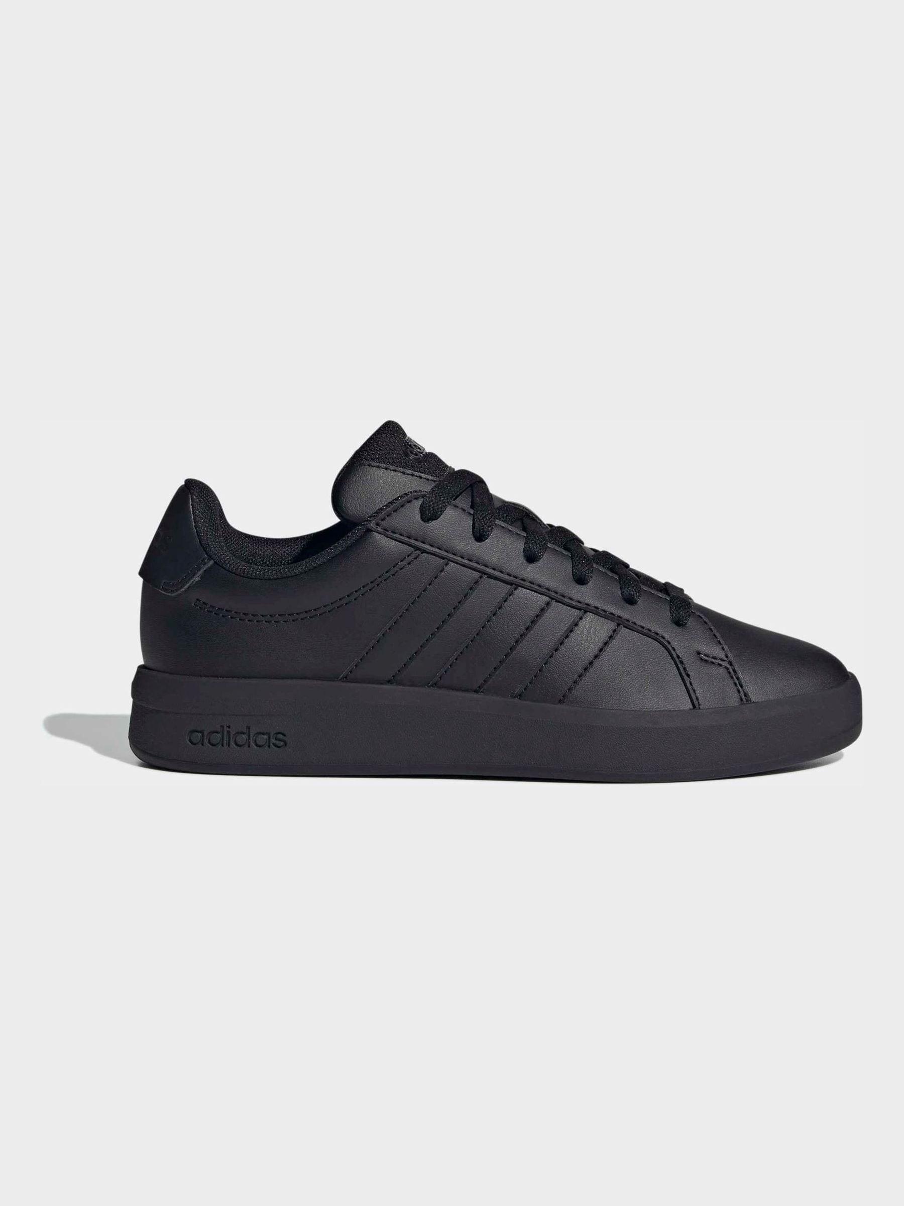 adidas Black Grand Court 3.0 Junior Trainers