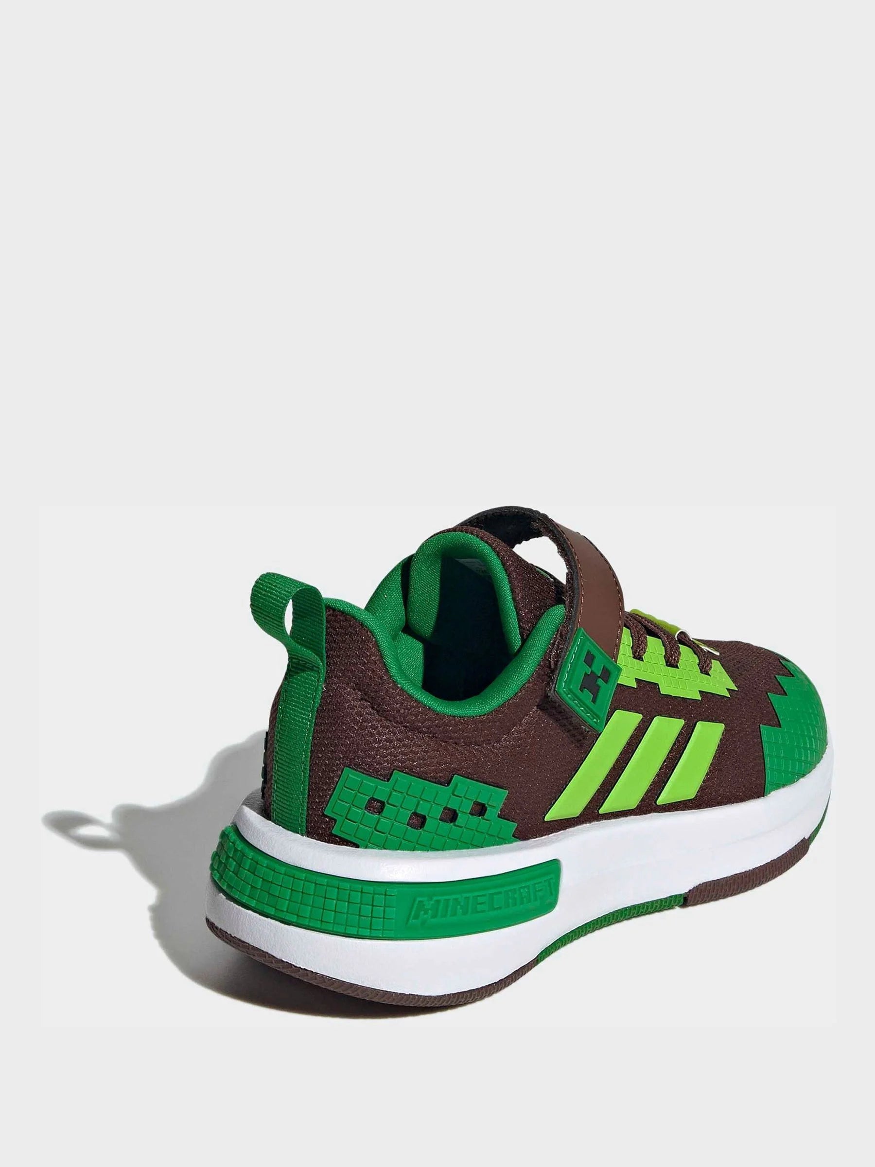 adidas Brown Minecraft Pro Elastic Lace Kids Trainers